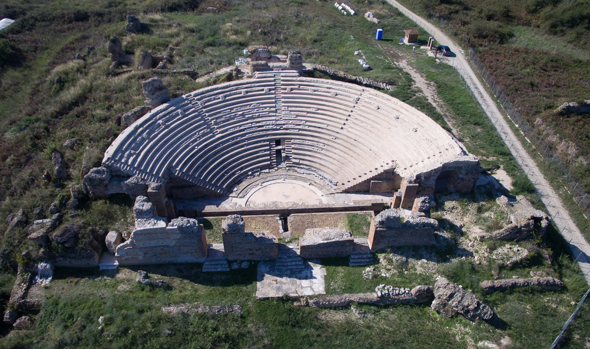Ρωμαϊκό Ωδείο Νικόπολης, Πρέβεζα.