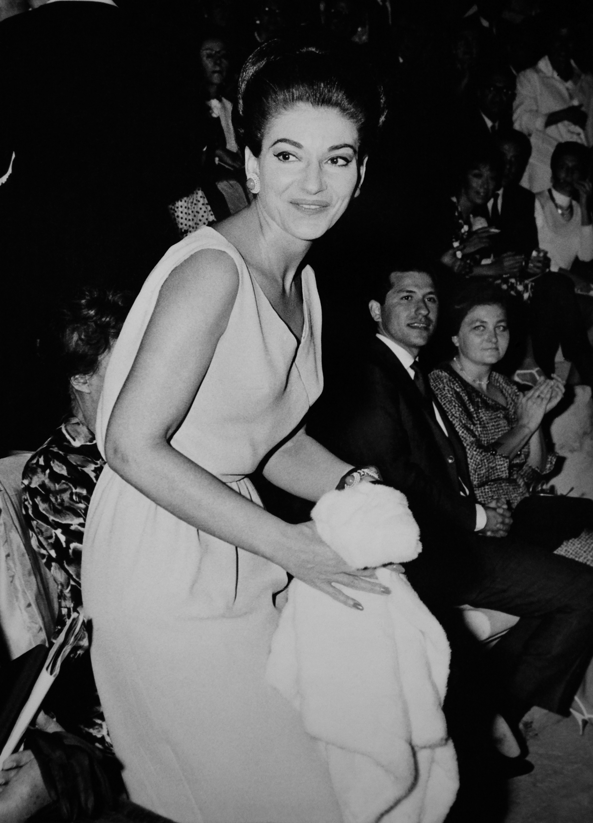 H Μαρία Κάλλας κατά την επίσκεψή της στην Αθήνα στο κινηματογραφικό Φεστιβάλ στις 17 Ιουνίου 1966.  © KEYSTONE-FRANCE/Gamma-Rapho via Getty Images