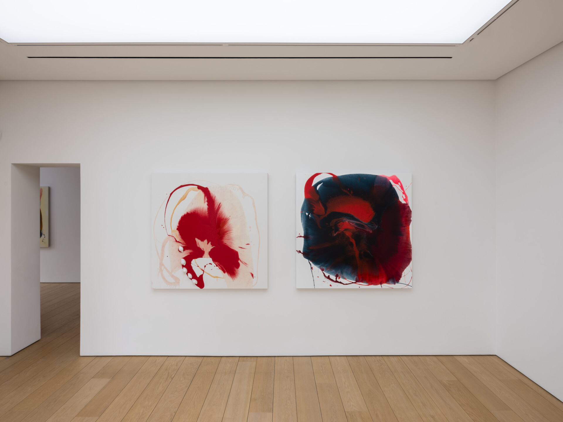 Helen Marden, "Agape/Αγάπη", άποψη της έκθεσης 