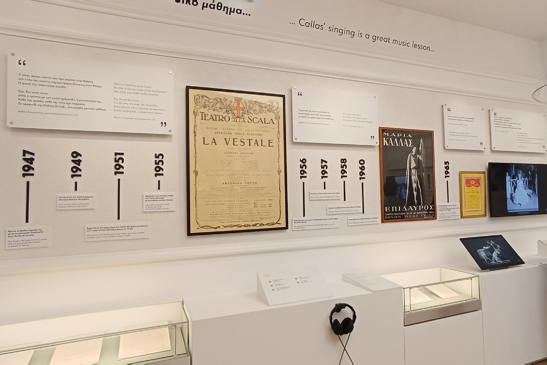 Μαρία Κάλλας: Σταθμοί στη διεθνή καριέρα της