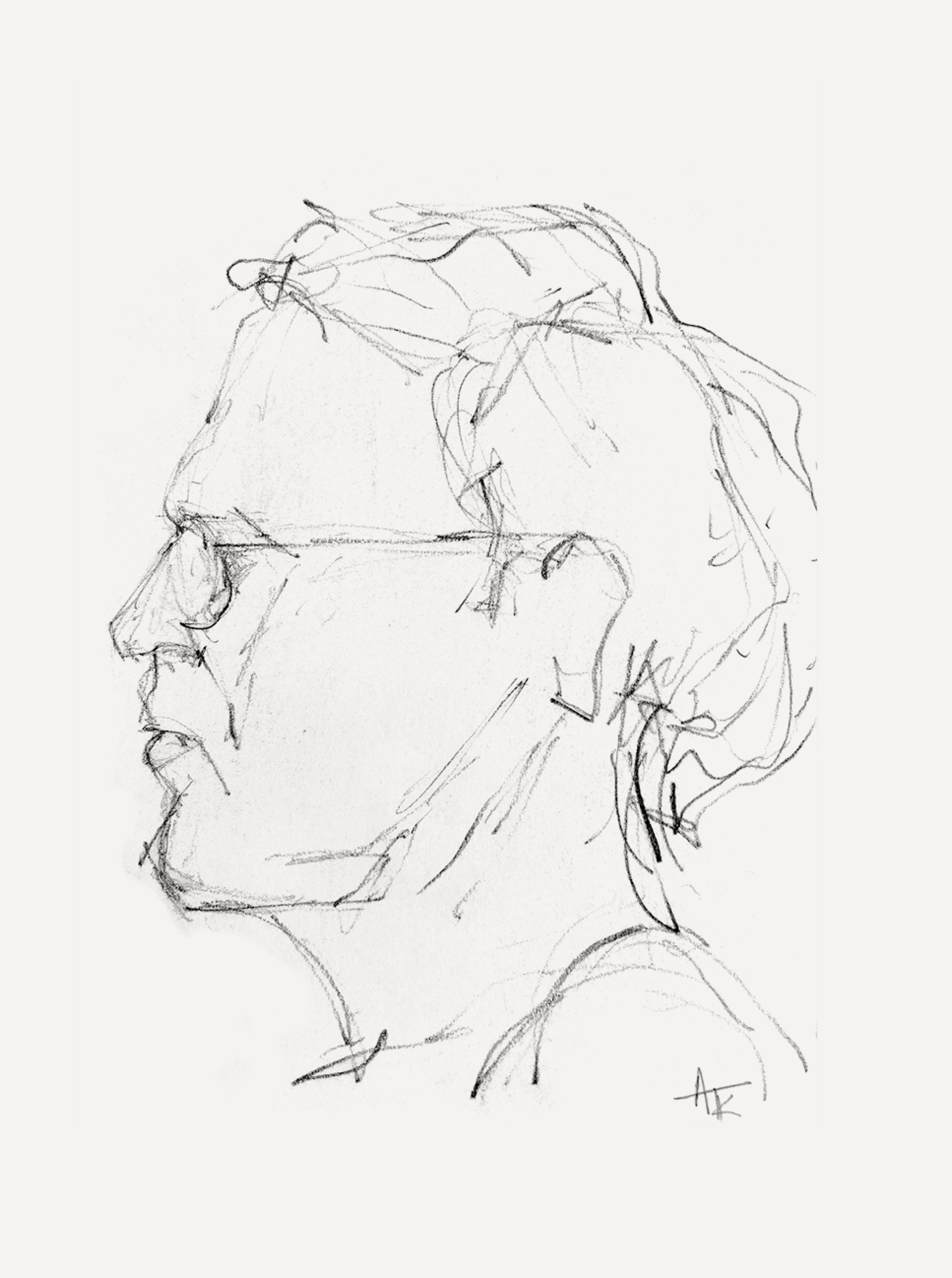 Αθηνά Πολιτοπούλου-Kargsten, "Πορτρέτο του Όλοφ", 2010