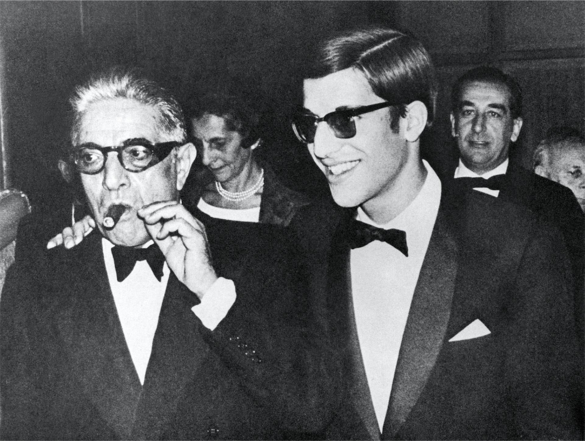 Αριστοτέλης και Αλέξανδρος Ωνάσης. Πηγή: Αρχείο Ωνάση