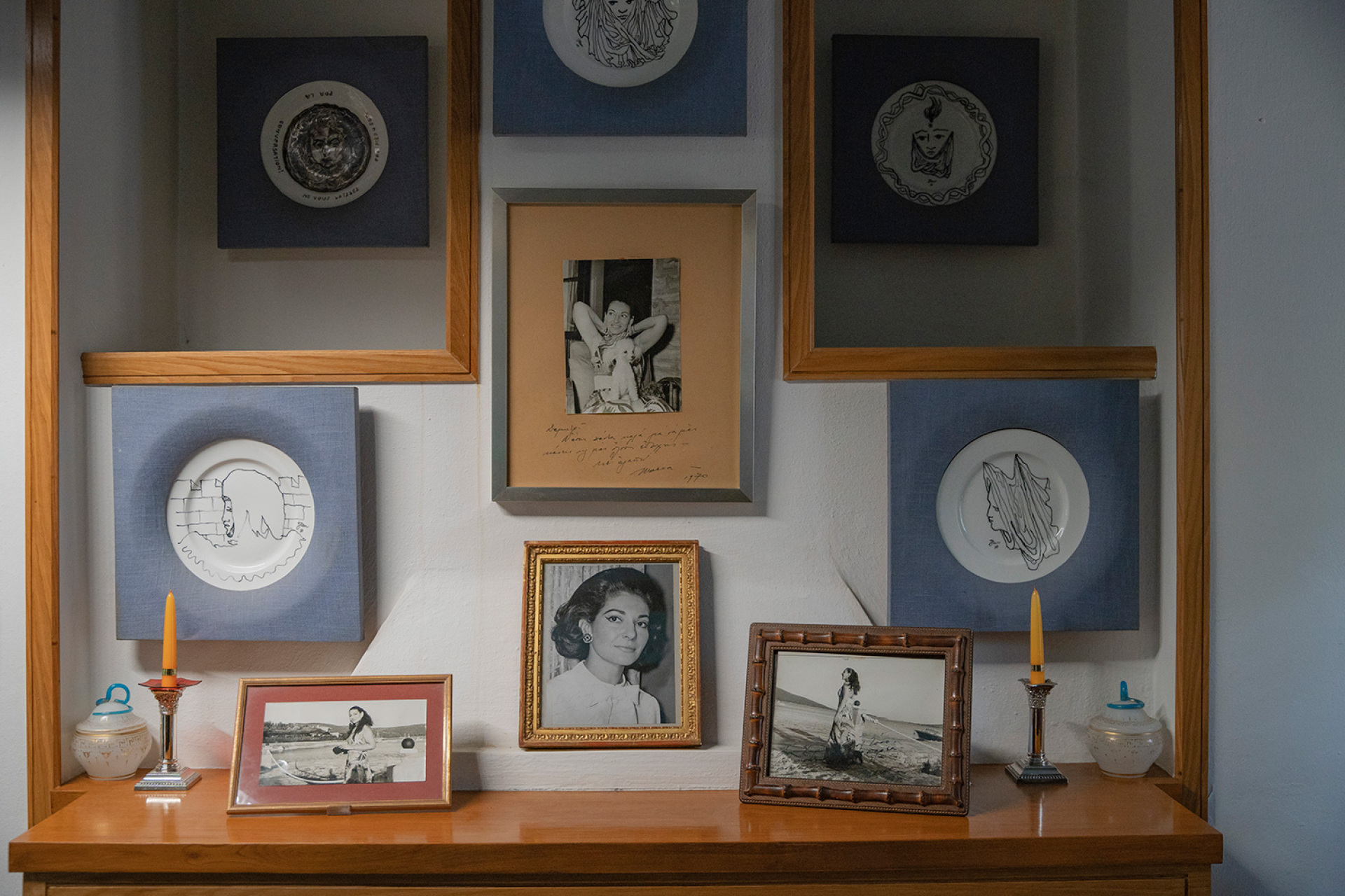 Φωτογραφίες της Μαρίας Κάλλας από τη συλλογή του Δημήτρη Μεθενίτη  © Ανδρέας Σιμόπουλος