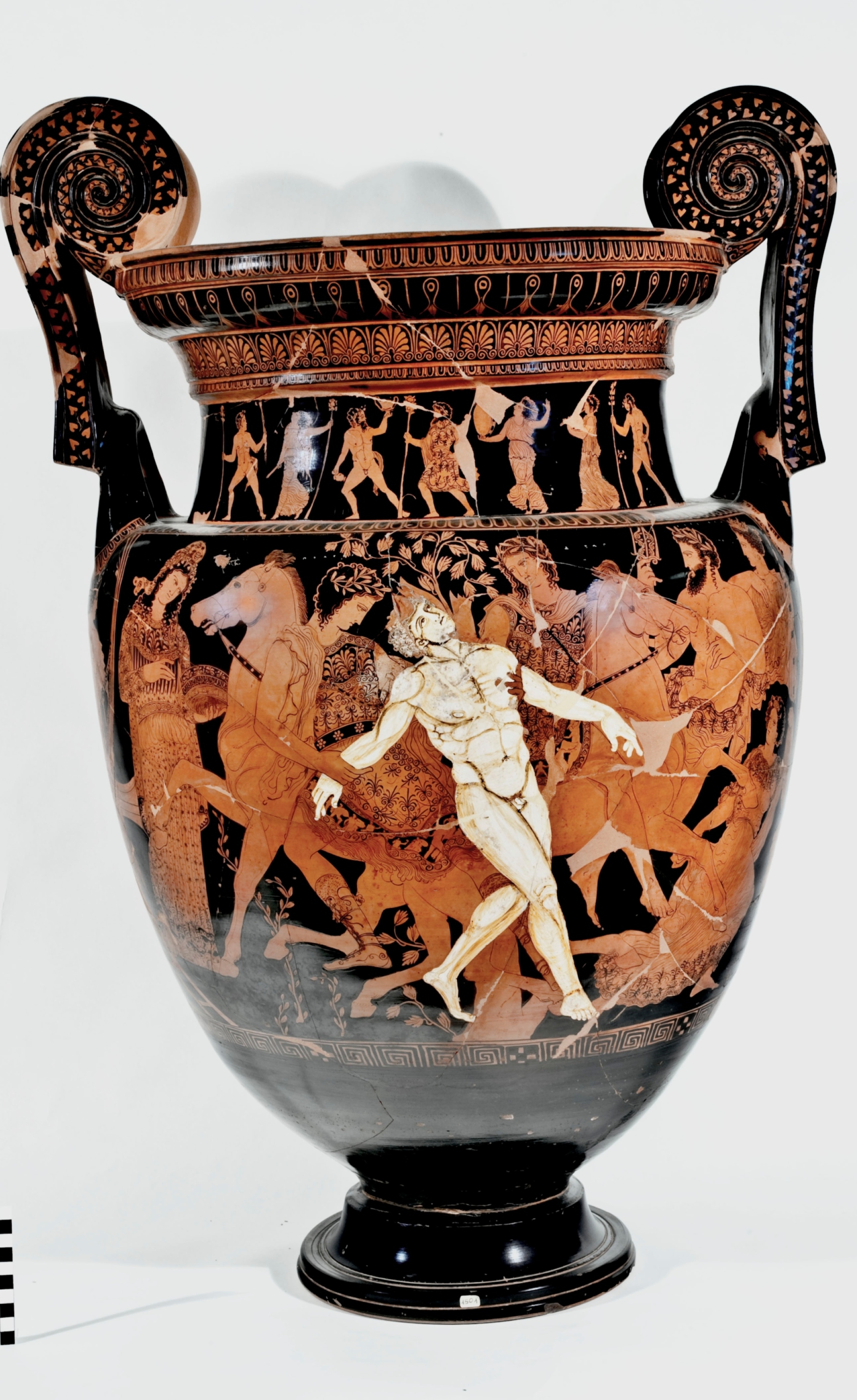 Κρατήρας του Τάλω. Προσωποποίηση της Κρήτης, 420-400 π.Χ., Museo Ruvo Jatta