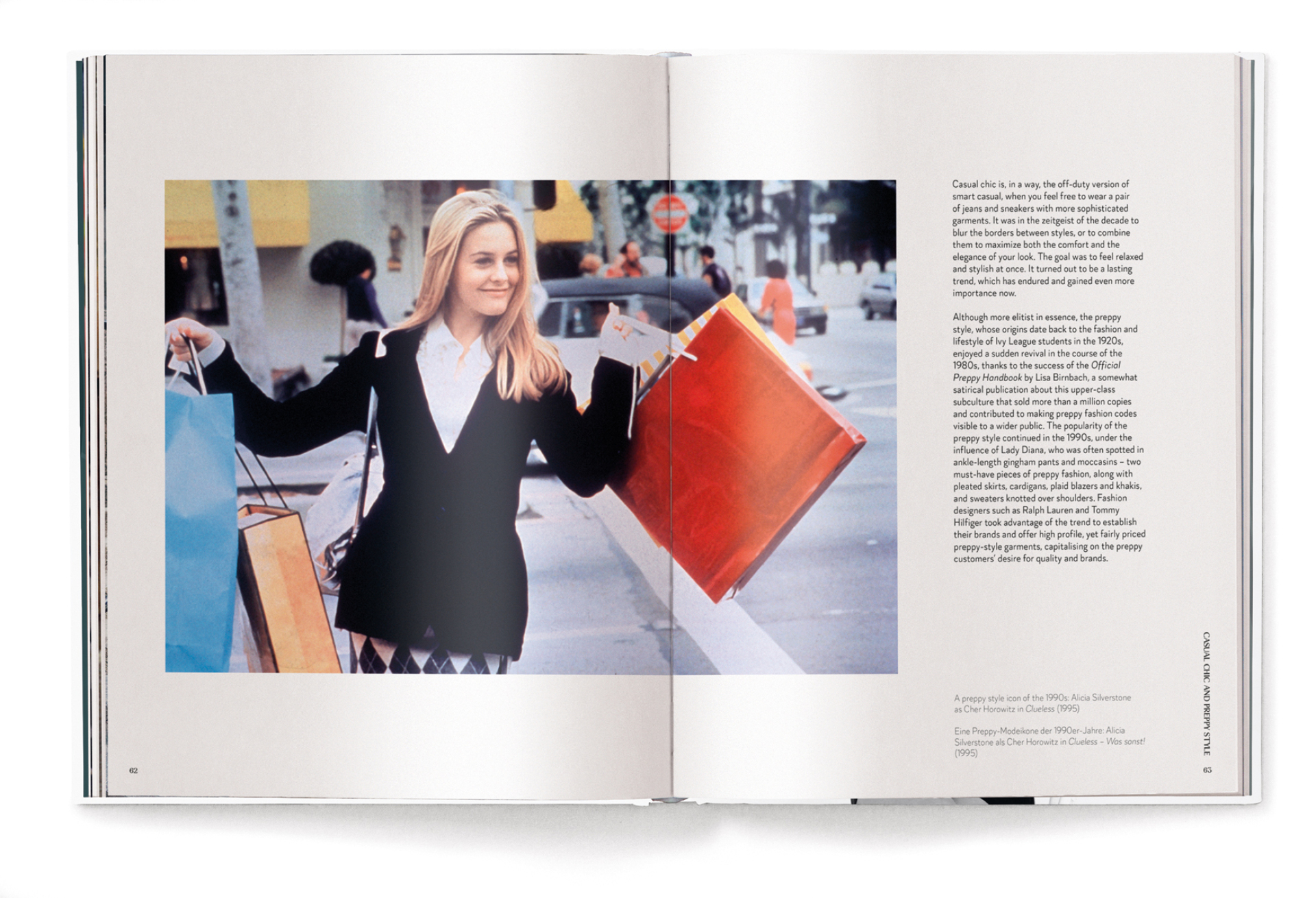 Ένα σύμβολο του preppy στυλ της δεκαετίας του 1990: Alicia Silverstone ως Cher Horowitz στο Clueless, 1995