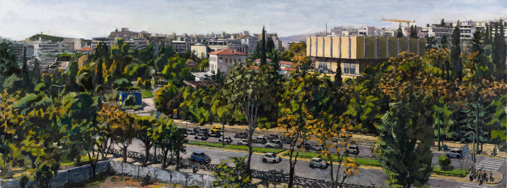 Αντώνης Σκαμπαβιρίας - «Πέρα από το μπετόν» στη Γκαλερί Σκουφά: Το έργο του «Πάρκο Πατέρα», 120x45