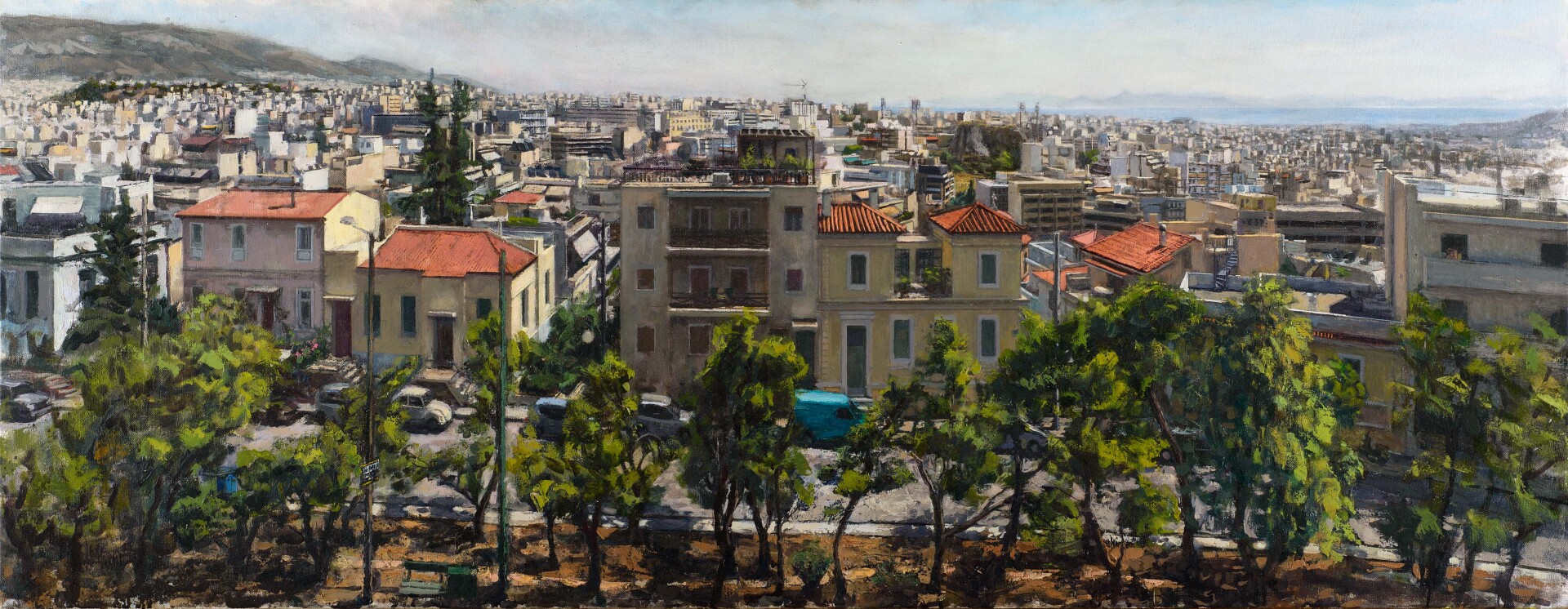 Αντώνης Σκαμπαβιρίας - «Πέρα από το μπετόν» στη Γκαλερί Σκουφά: Το έργο του «Περιφερειακός», 141x55