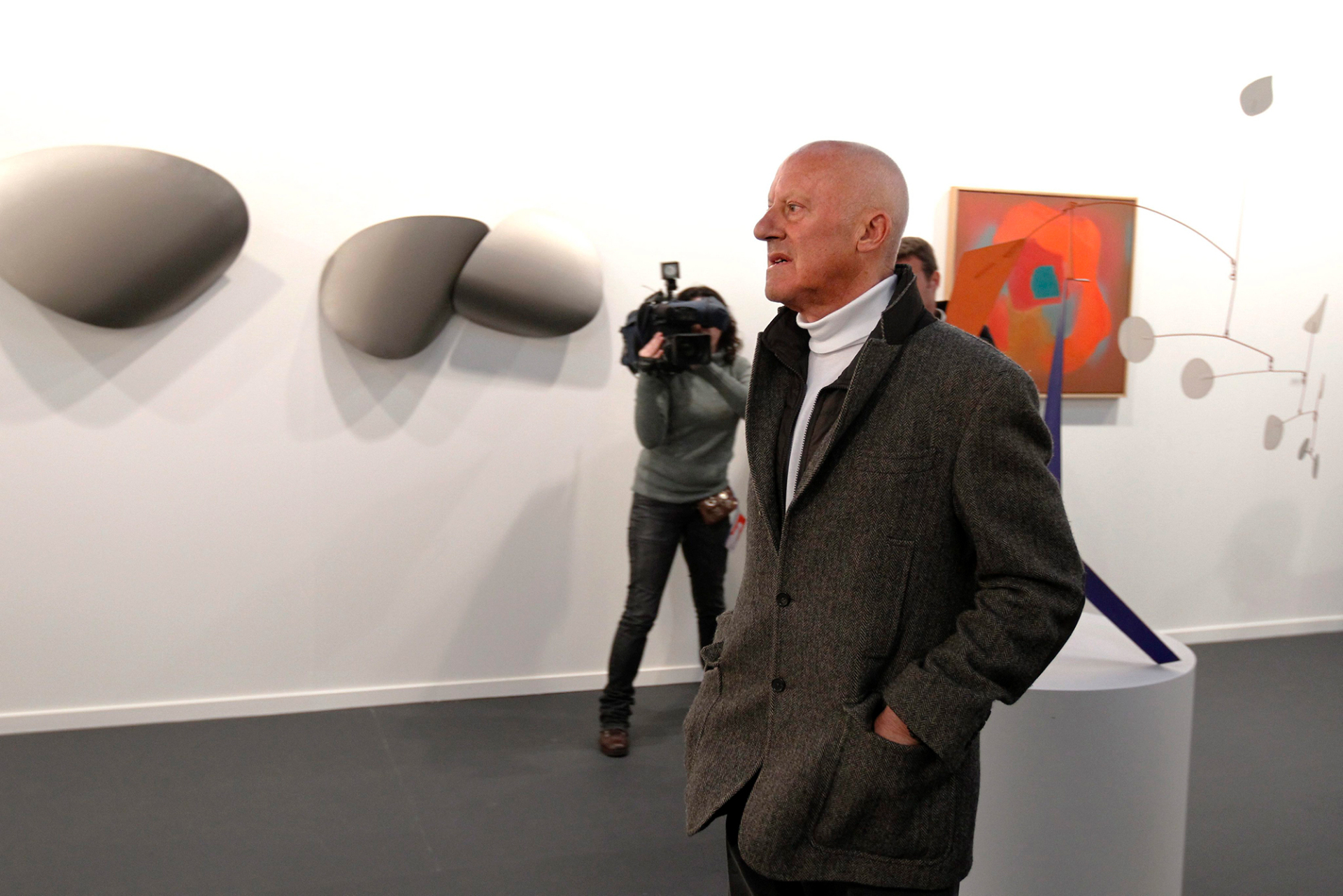 Ο Norman Foster στην International Contemporary Art Fair (ARCO) στη Μαδρίτη το 2011 © EPA/ANGEL DIAZ