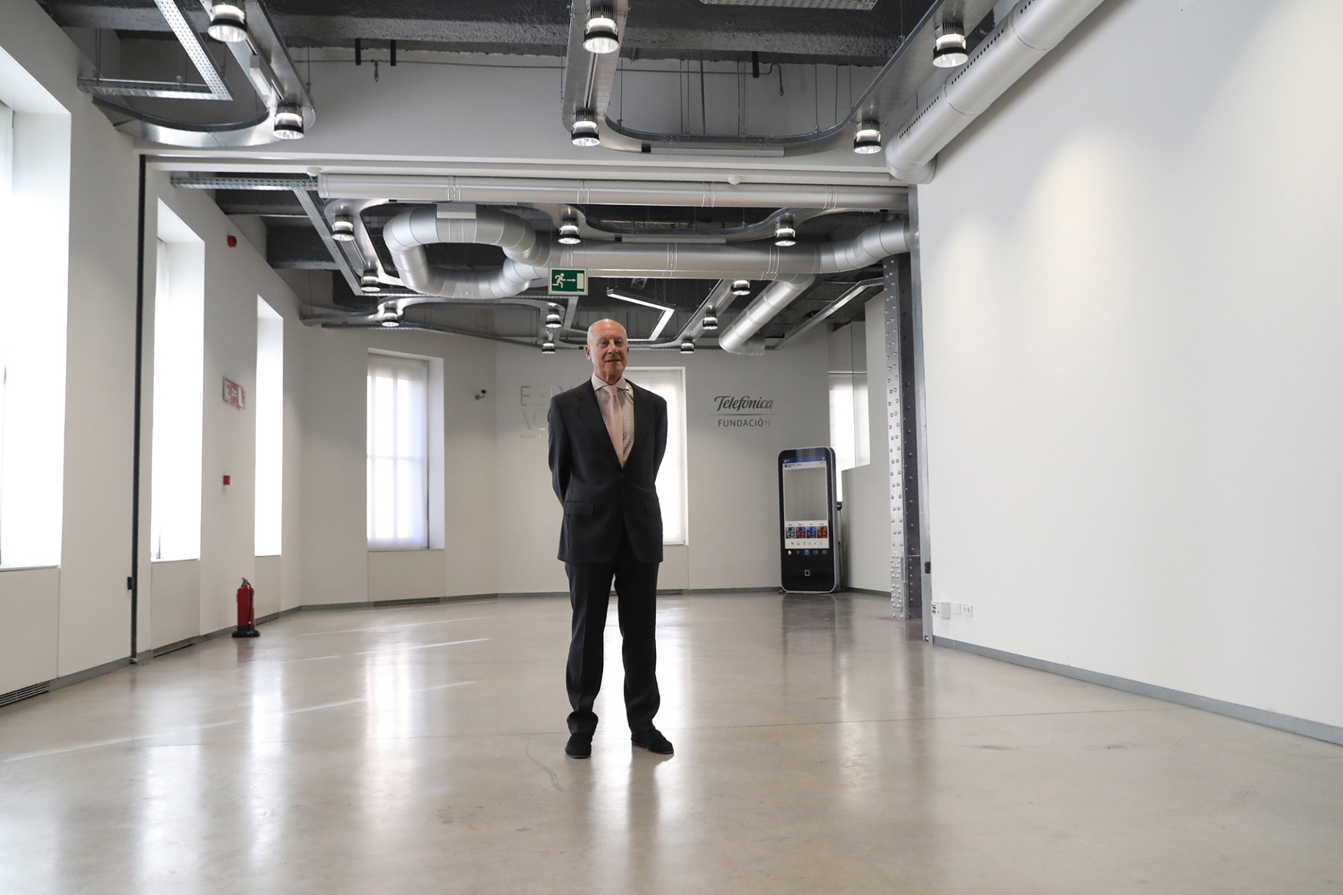 Ο Norman Foster στο Espacio Fundacion Telefonica (Ισπανία) © EPA/JJGuillen