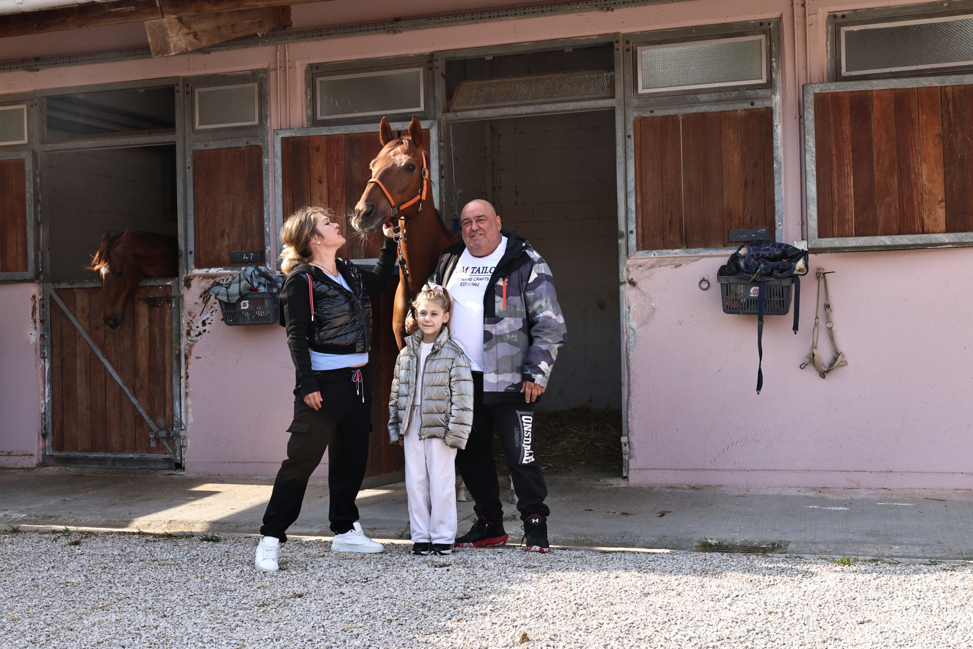 Οικογένεια που έχουν άλογα