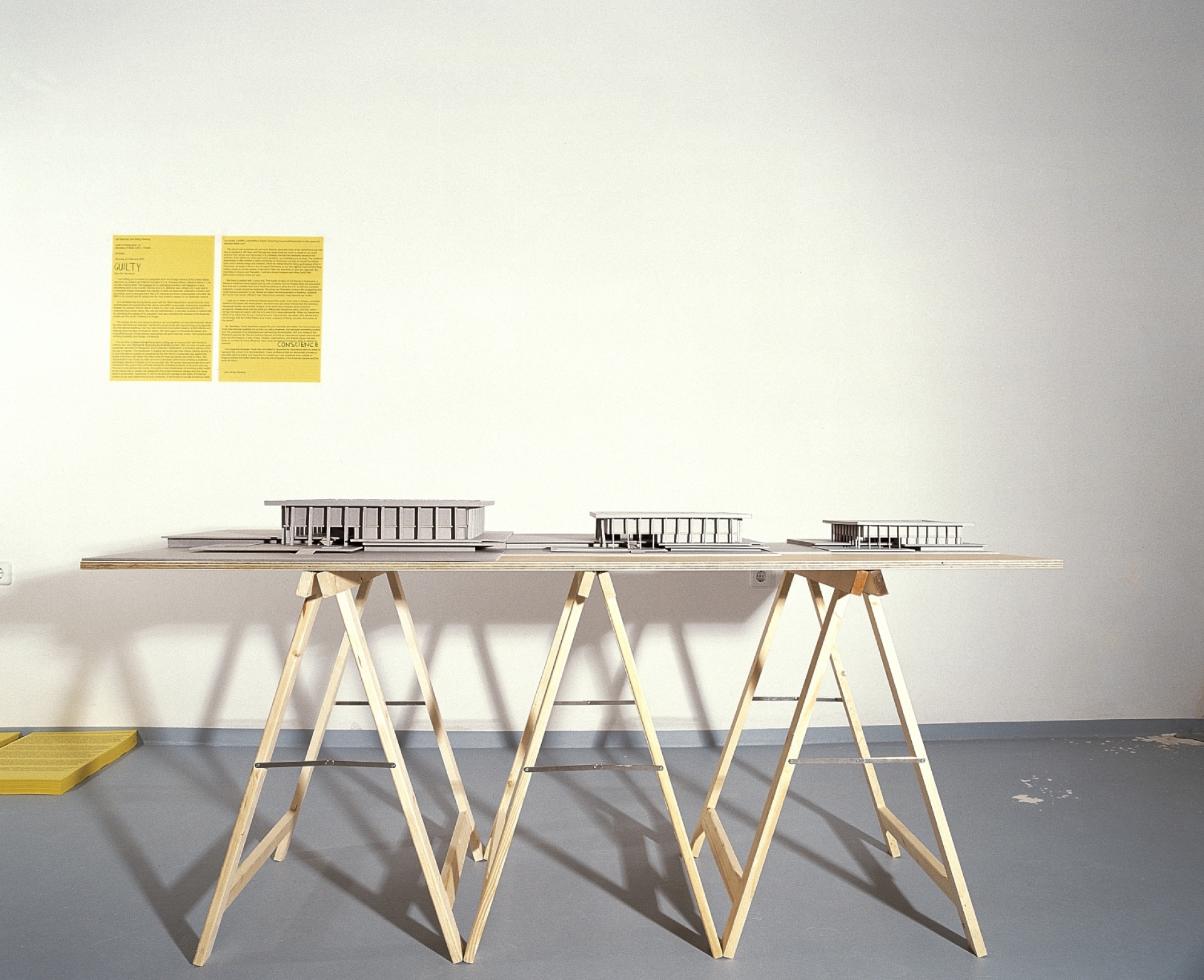 Βαγγέλης Βλάχος, Η παραίτηση του Brady Kiesling, 2003