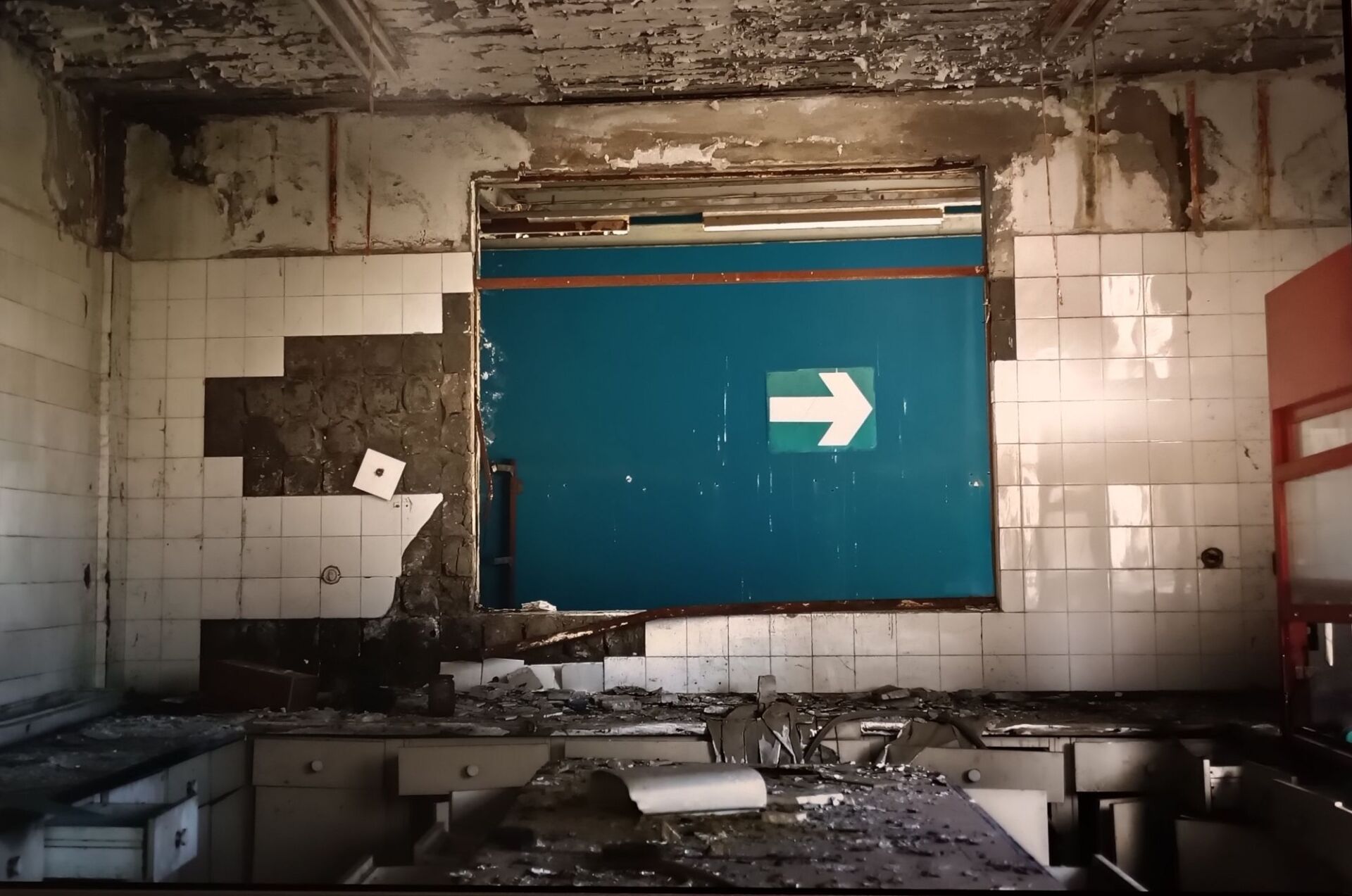 Φωτογραφία από τον εσωτερικό χώρο του εργοστασίου