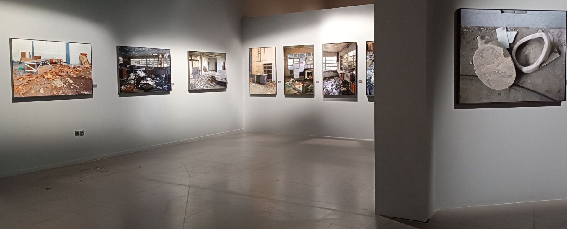 Φωτογραφία από τον εσωτερικό χώρο του εργοστασίου