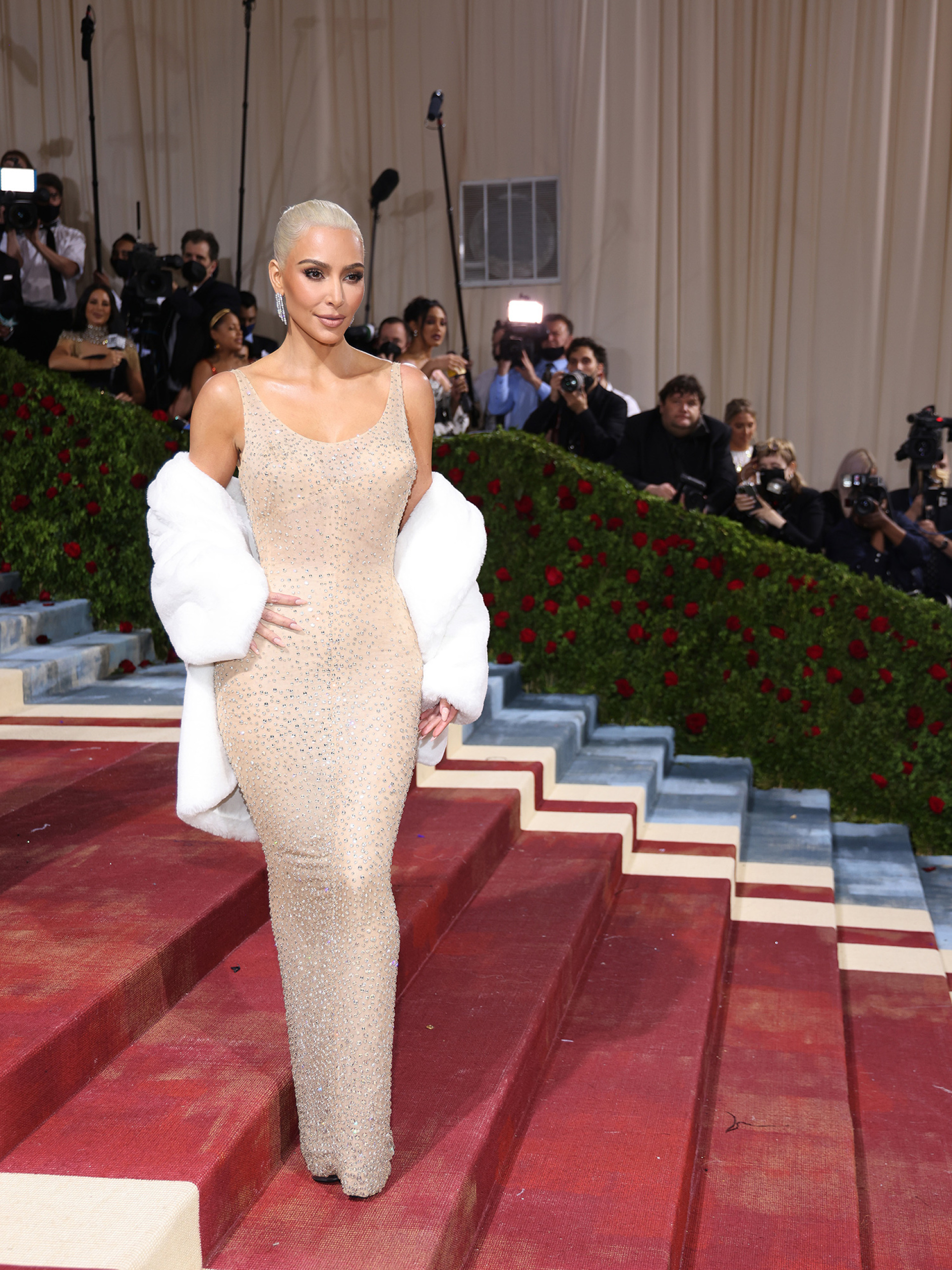 H Kim Kardashian στο Met Gala 2022 © EPA/JUSTIN LANE