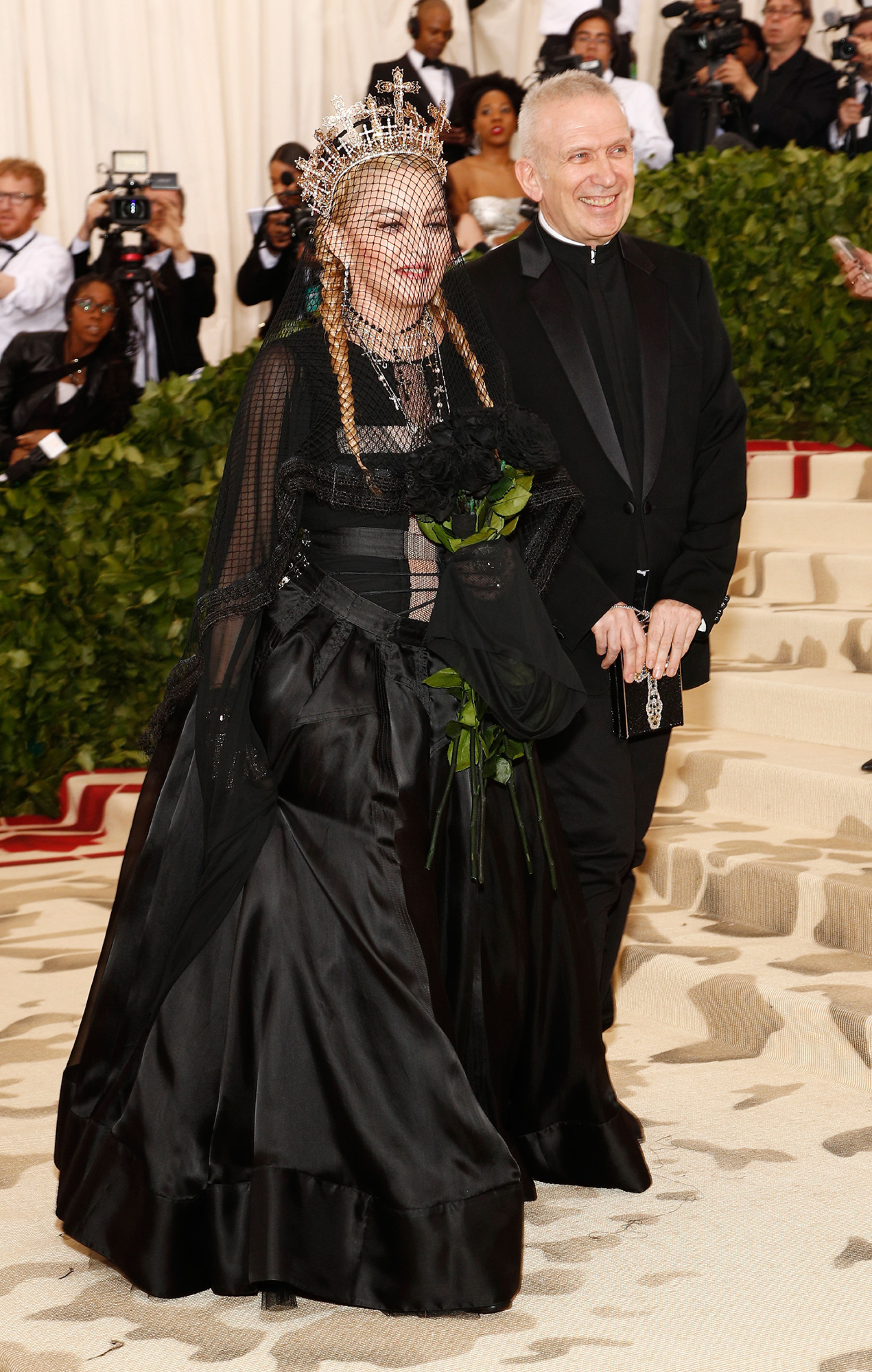Madonna και Jean Paul Gaultier στο Met Gala 2018 © EPA/JUSTIN LANE
