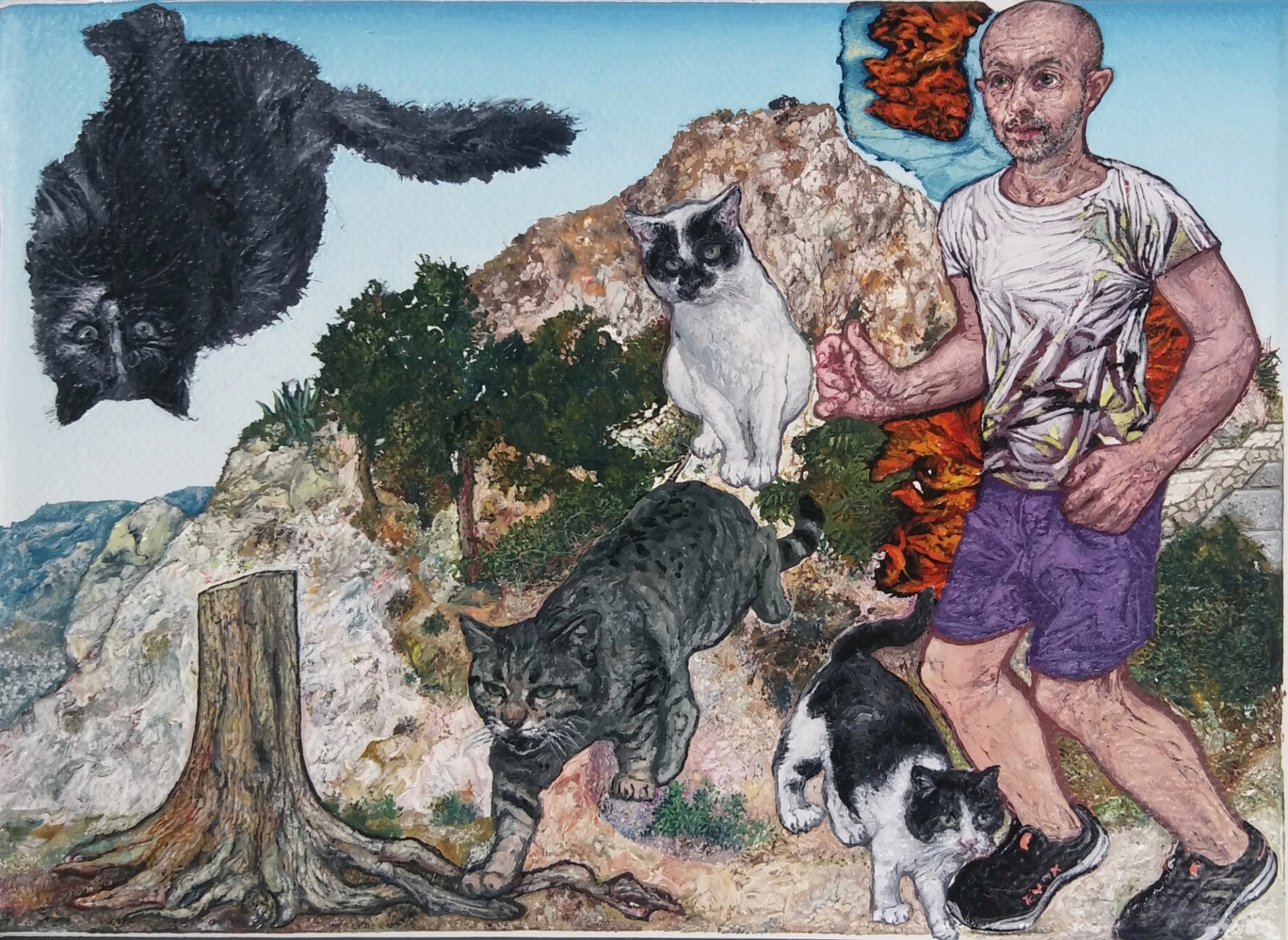 Εμμανουήλ Μπιτσάκης, "Cut tree"