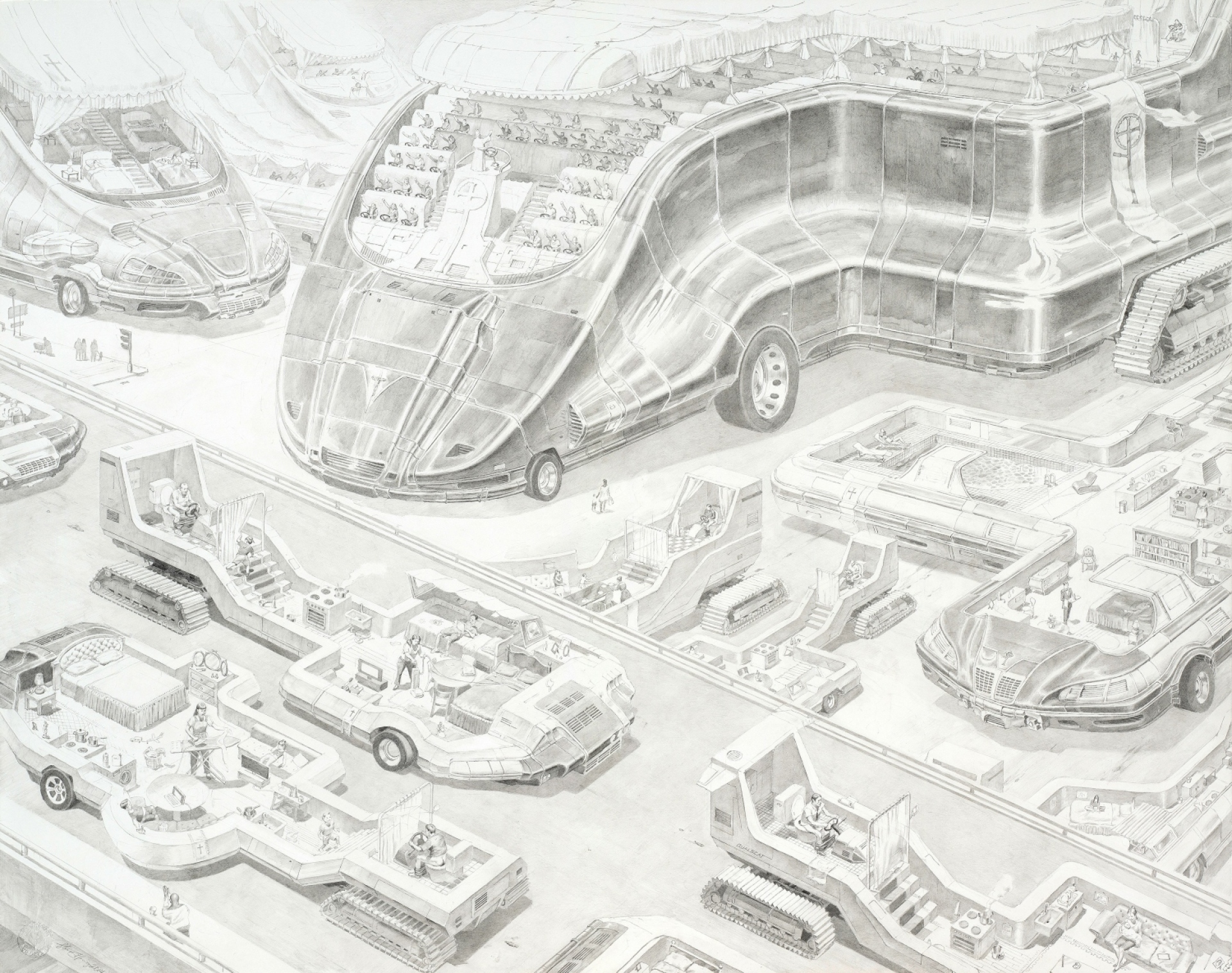 Steven C. Harvey, "Steering wheel tabernacles", 2014