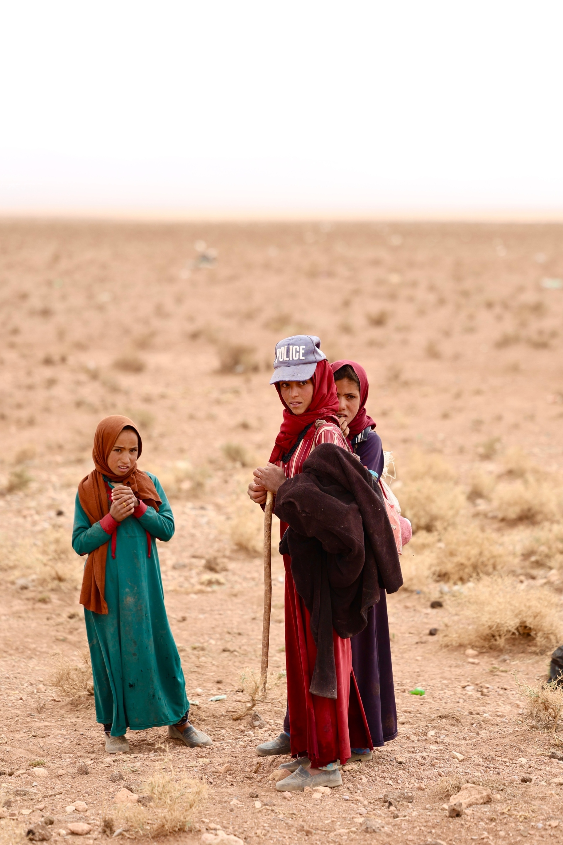 Η Φάτιμα, η Καρίμα και η Χαμπίμπα, κάπου στον στον νότο του Μαρόκου, μεταξύ Ουαρζαζάτ και Μερζούγκα