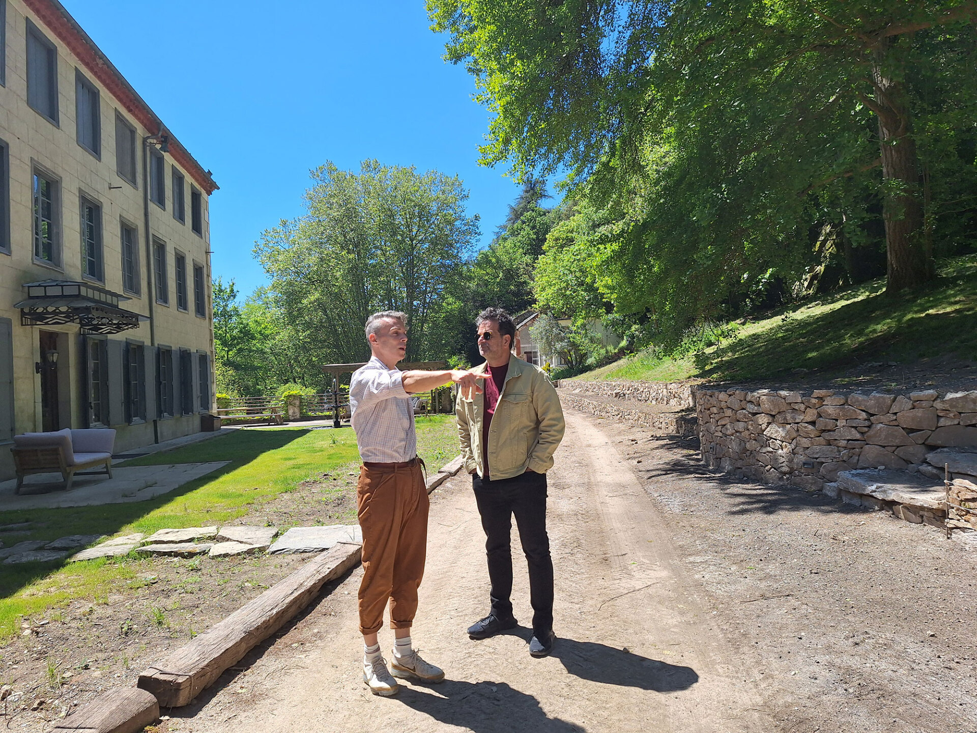 Με τον Asaf Avidan στο κτήμα του στην Τουλούζη