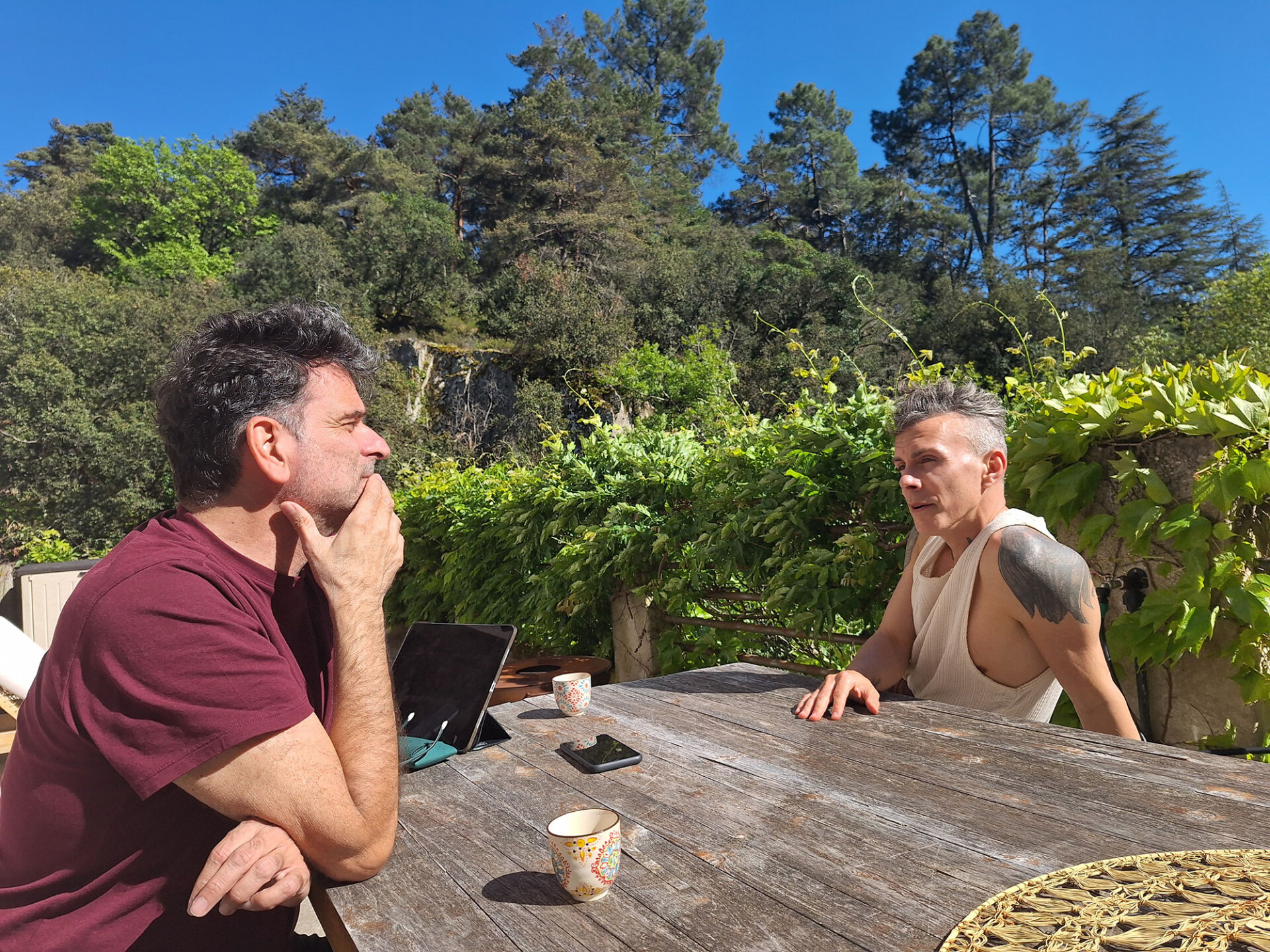 Με τον Asaf Avidan στο κτήμα του στην Τουλούζη