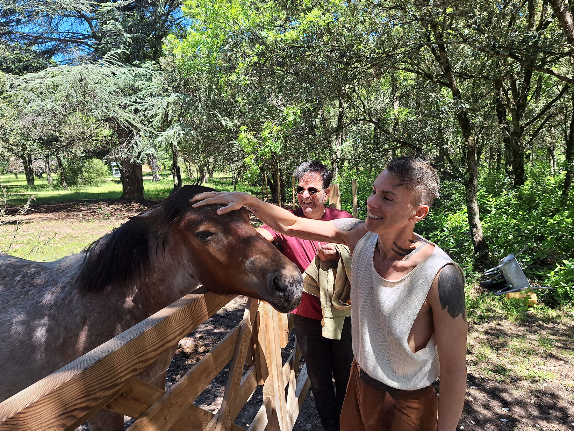 Με τον Asaf Avidan στο κτήμα του στην Τουλούζη