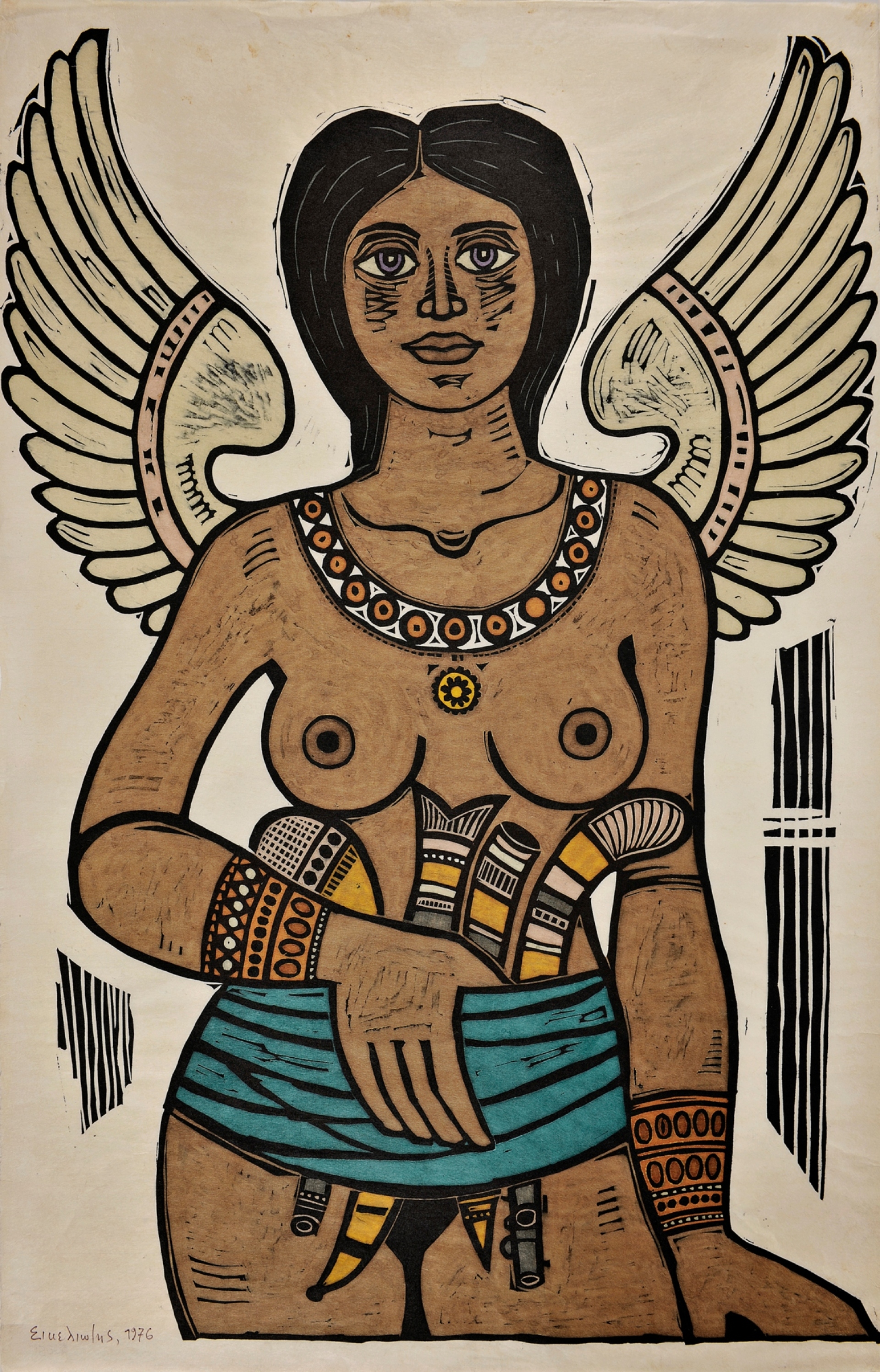 Γιώργος Σικελιώτης, "Άγγελος πολεμιστής", 1976