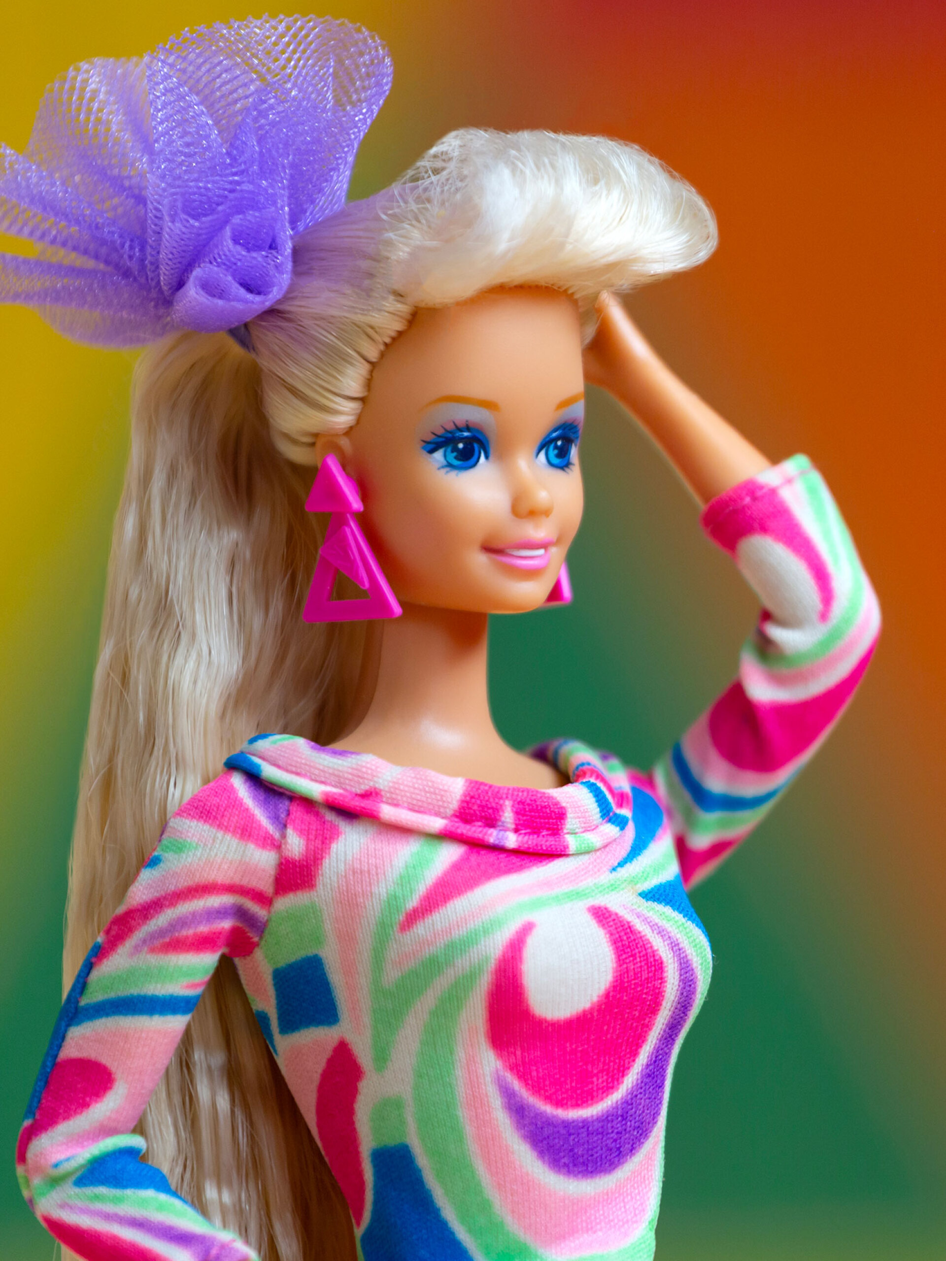 1992 Totally Hair Barbie. Petra Rajnicova for the Design Museum.