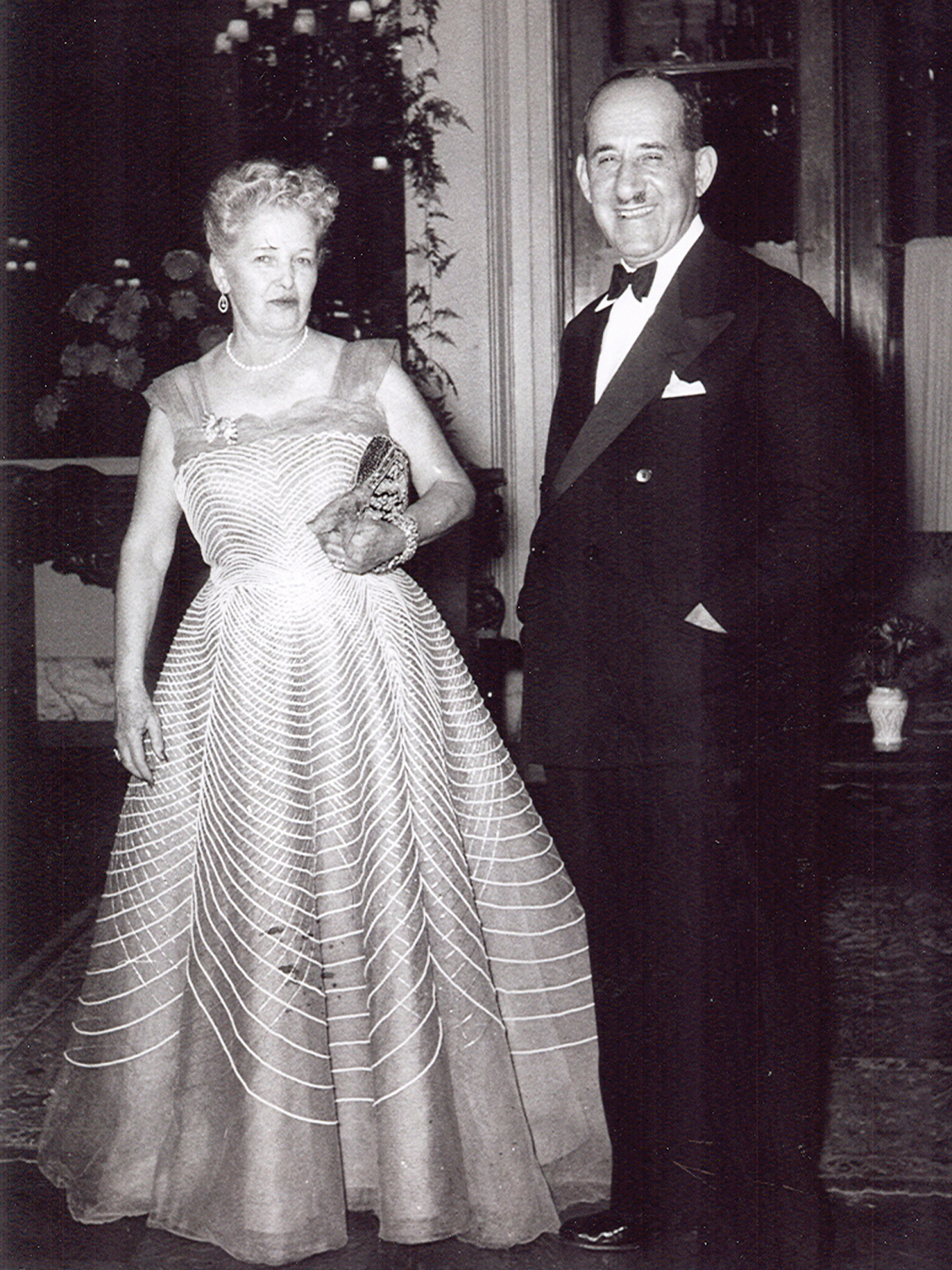 Ο Πρόδρομος Μποδοσάκης με την σύζυγο του, Ιωάννα Γκεμπάουερ. Έζησαν 64 χρόνια παντρεμένοι