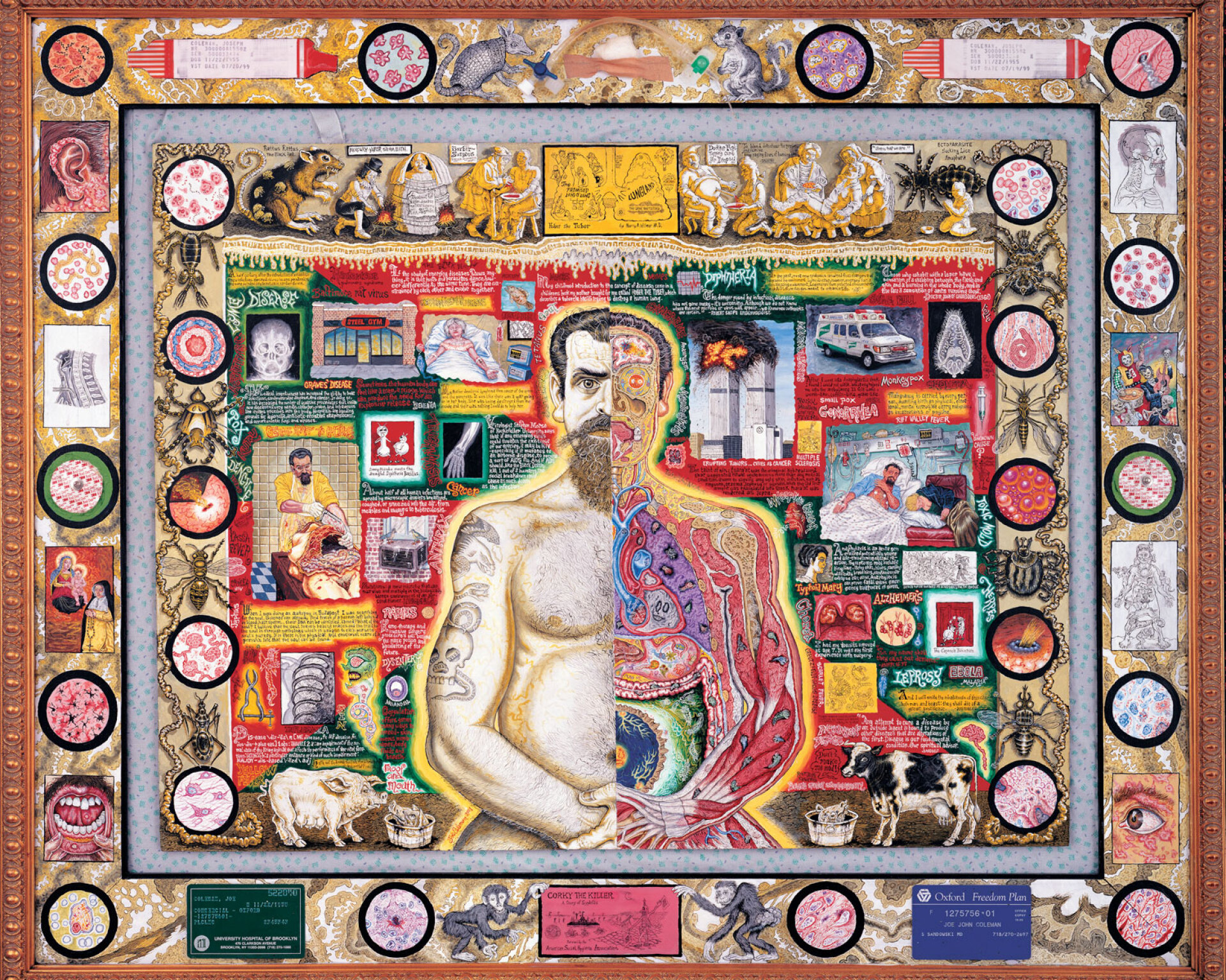«I Am Joe’s Fear of Disease», 2001 - Ακρυλικό σε πάνελ, Ιατρικά Εργαλεία