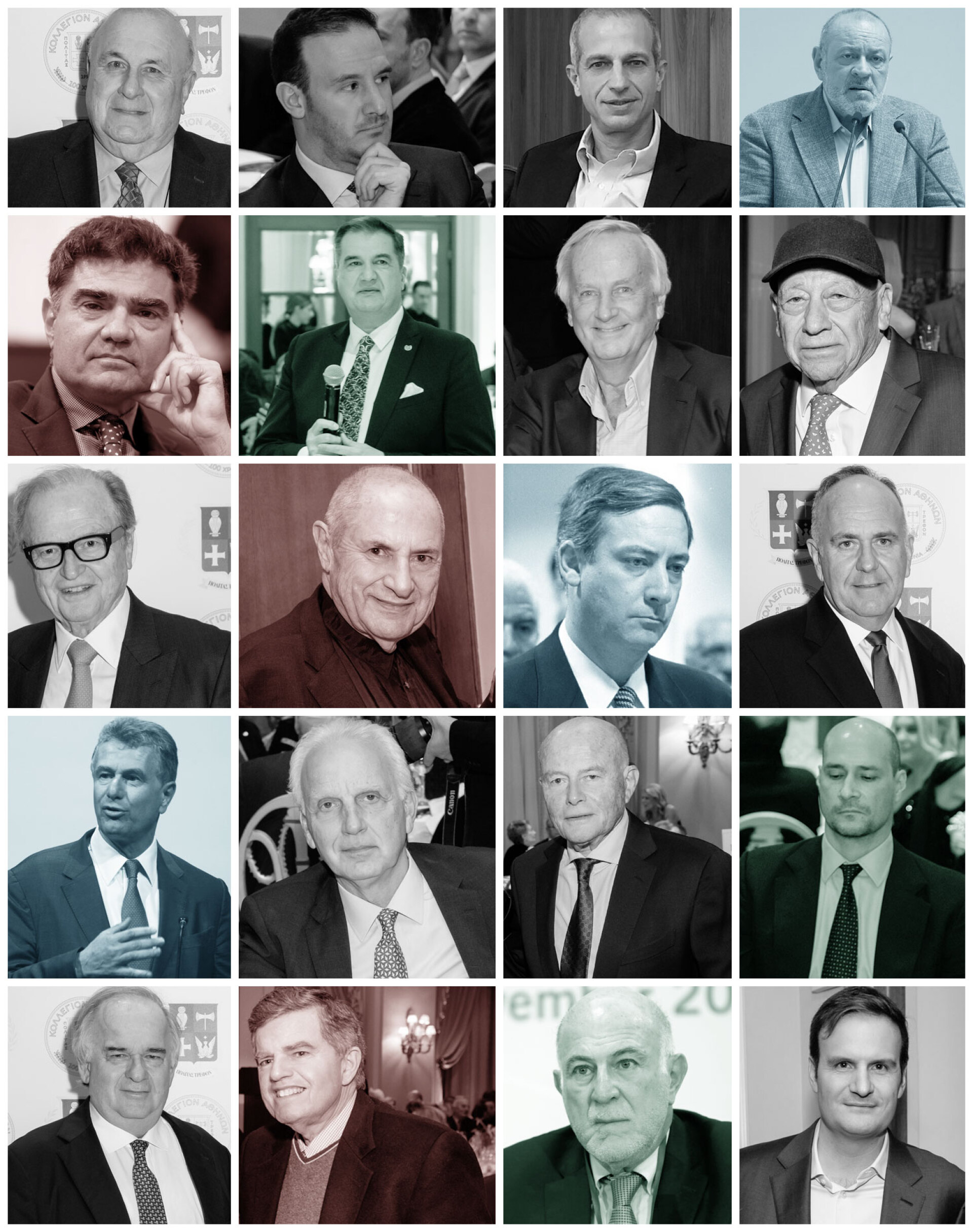 Α. Βουράκης, Α. Κανελλάκης, A. Πίττας,  Δ. Δασκαλόπουλος, Γ. Βαρδινογιάννης, Β. Φουρλής, Γ. Οικονόμου, Γ. Προκοπίου, Γ. Τσαβλίρης, Δ. Ιωάννου, Σ. Λάτσης, Κ. Κανελλόπουλος, Δ. Παπαλεξόπουλος, Ν. Νανόπουλος, Ν. Τσαβλίρης, Π. Ανδρεάδης, Π. Παππάς, Θ. Μαρτίνος, Γ. Βερνίκος, Φ. Κανελλάκης