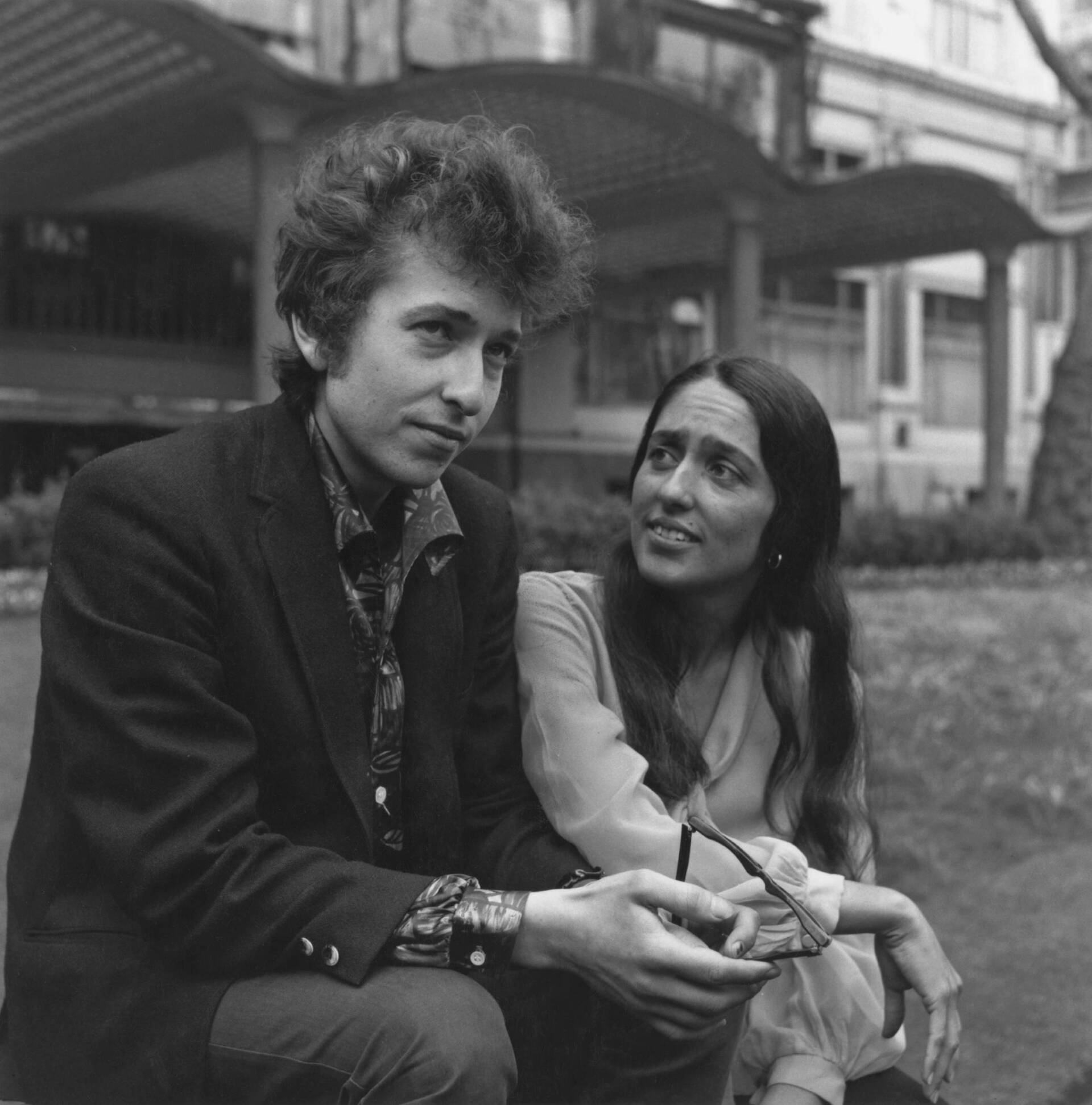 Ο Bob Dylan με την Joan Baez © Keystone/Getty Images