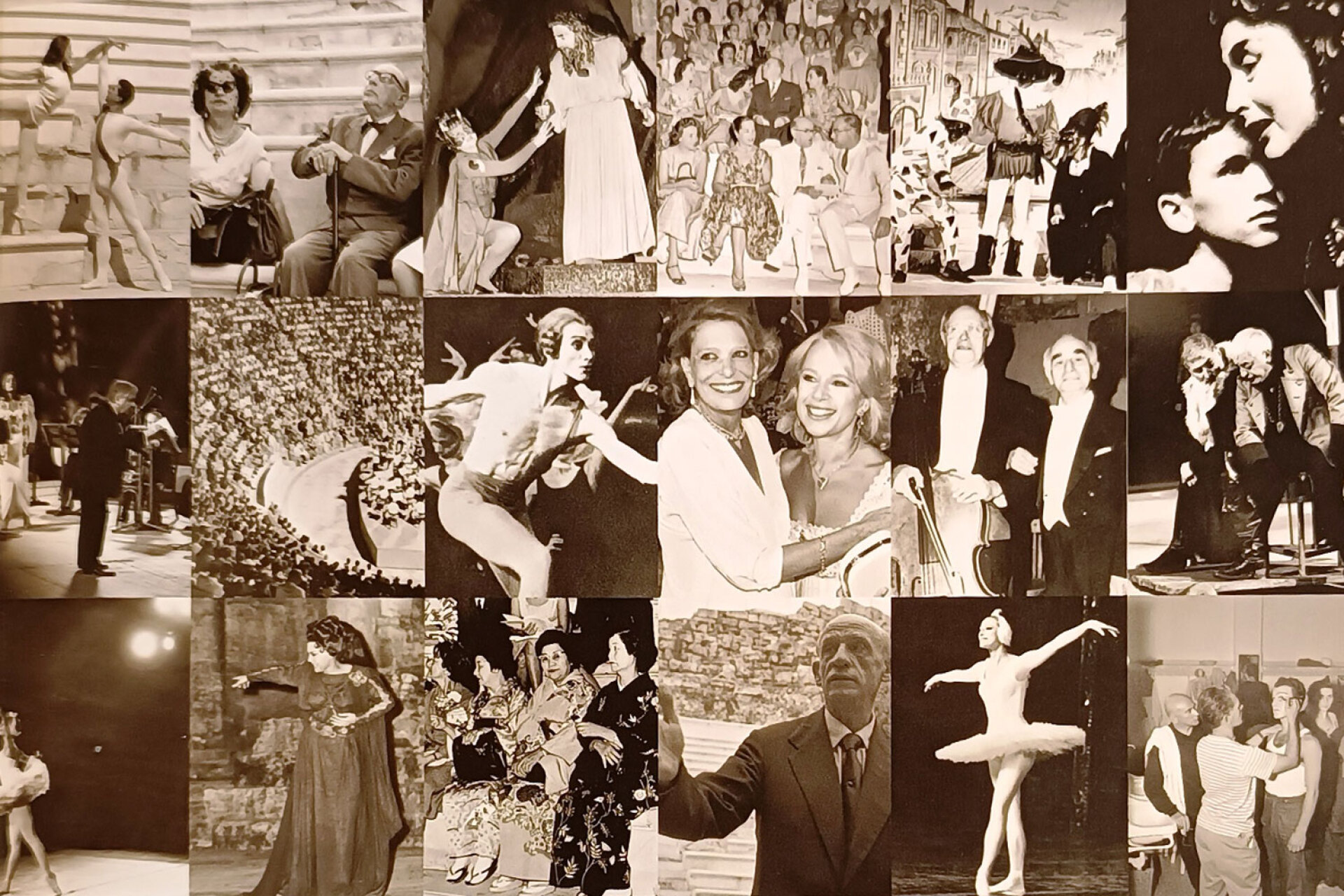 Διάφορες φωτογραφίες από το Φεστιβάλ Αθηνών μέσα στα χρόνια