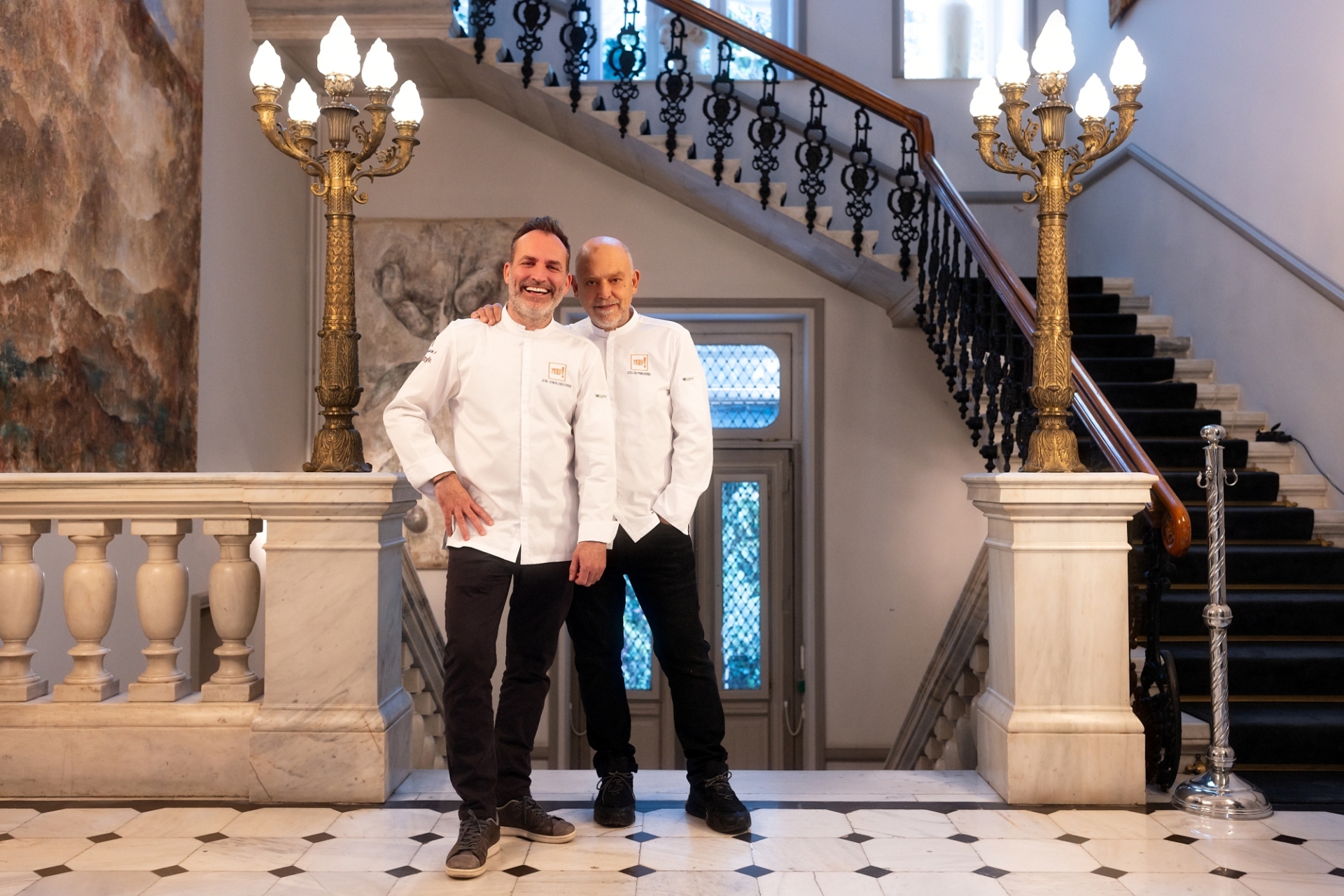 Στέλιος Παρλιάρος και Jean-Marie Hoffmann