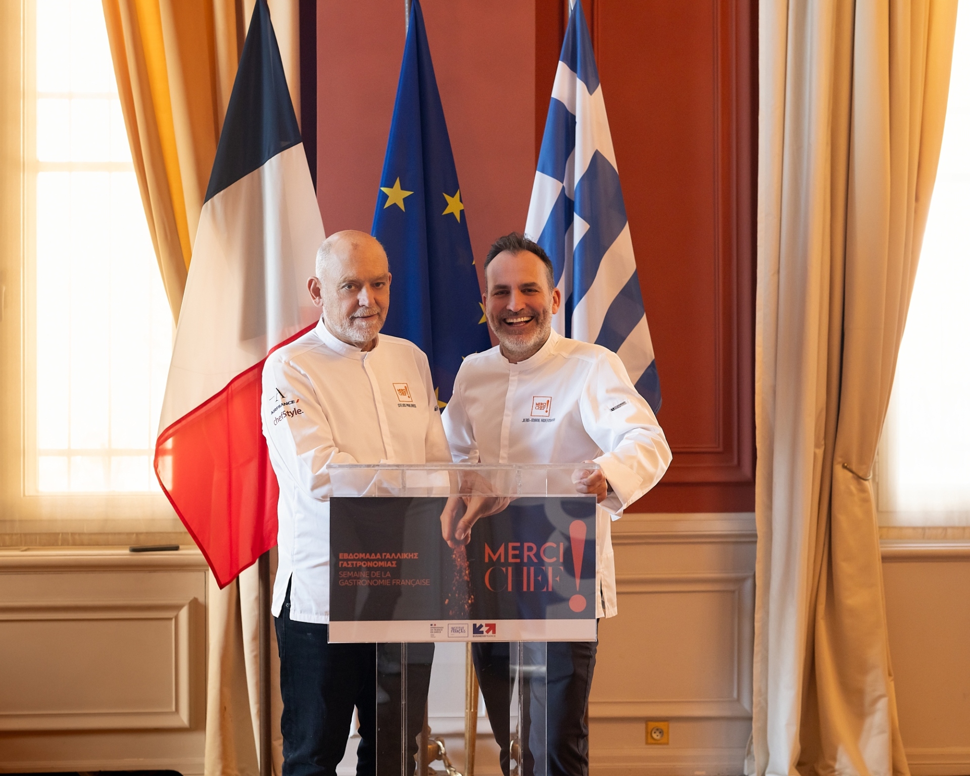 Στέλιος Παρλιάρος και Jean-Marie Hoffmann