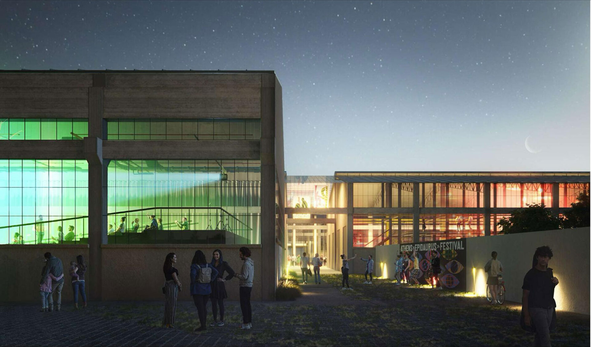 Φωτορεαλιστική απεικόνιση του βιομηχανικού συγκροτήματος Πειραιώς 260 © ΥΠΠΟ