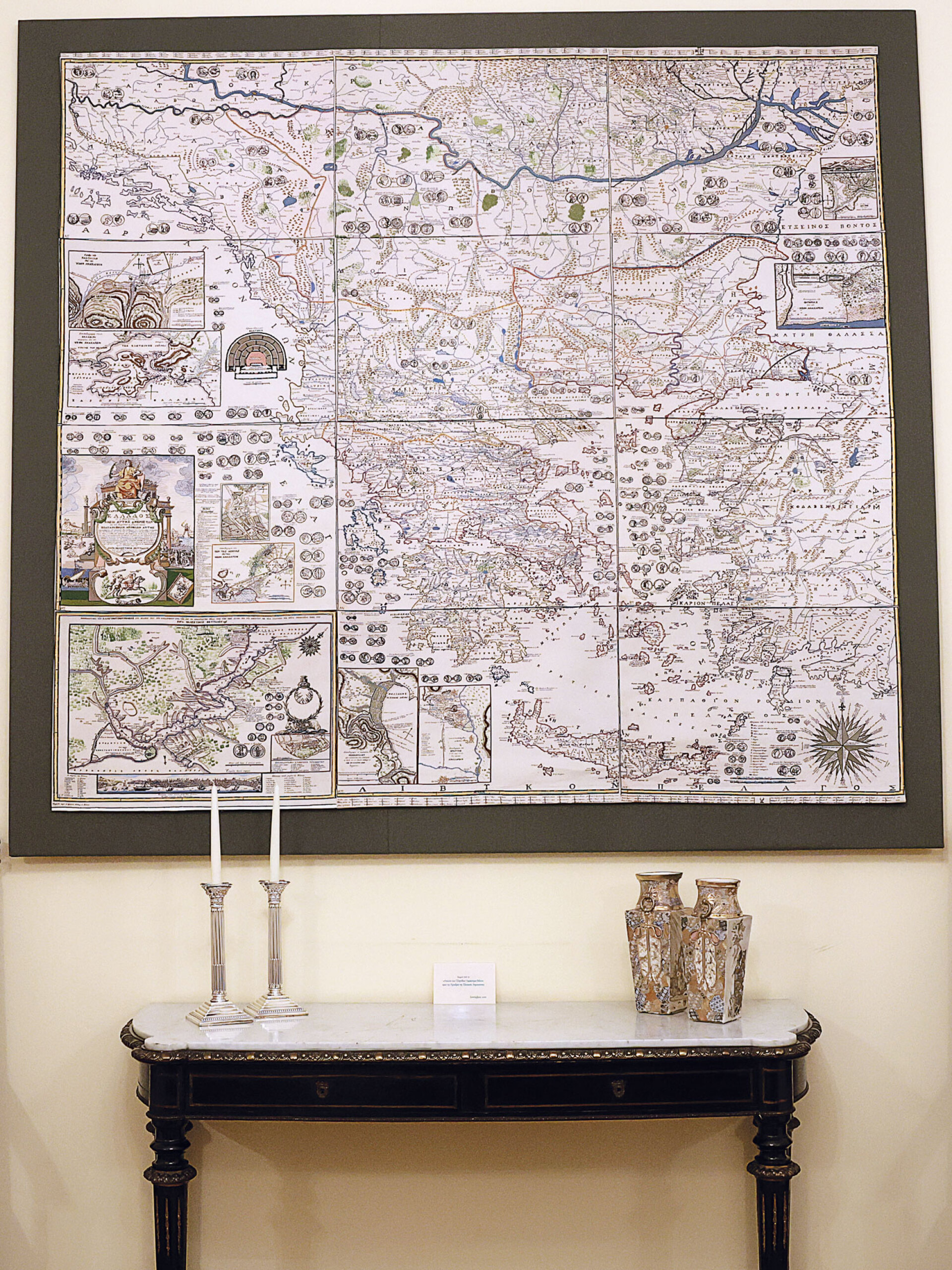 Λύκειο Ελληνίδων Βόλου «Χάρτα του Ρήγα», κέντημα σε καμβά. Δημιουργία τεράστιας συμβολικής σημασίας και μεγάλης αξίας