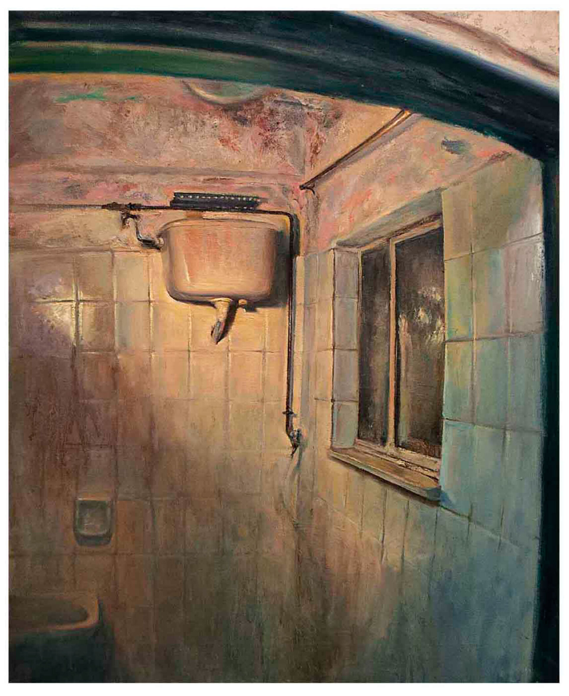 Δημήτρης Λειβαδιώτης, Το καζανάκι στην Παλλάδος, 2024-25, λάδι σε καμβά