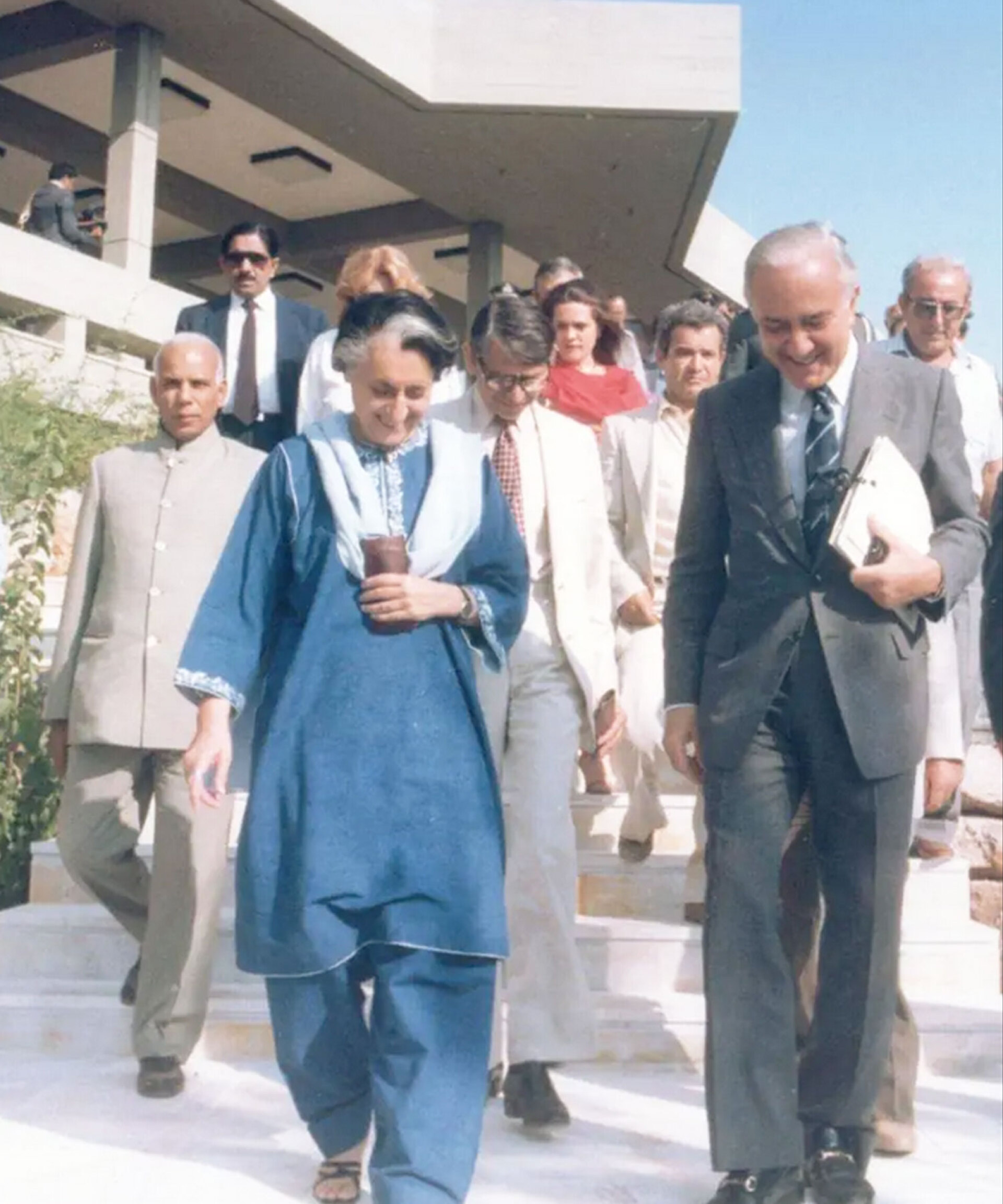 Επίσκεψη της Ίντιρα Γκάντι στους Δελφούς, 1983