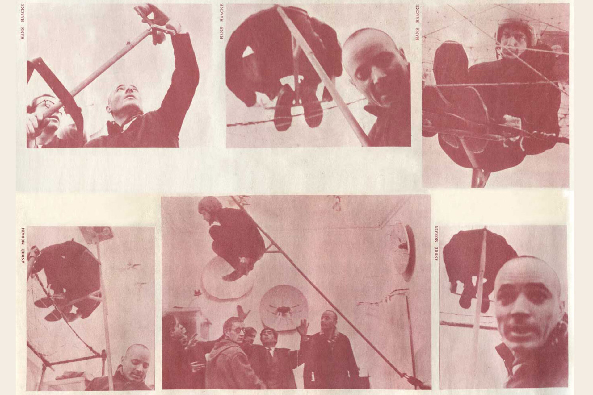 Η performance Το Αδύνατο : Ο άνθρωπος στο Διάστημα στην Γκαλερί Iris Clert του Παρισιού