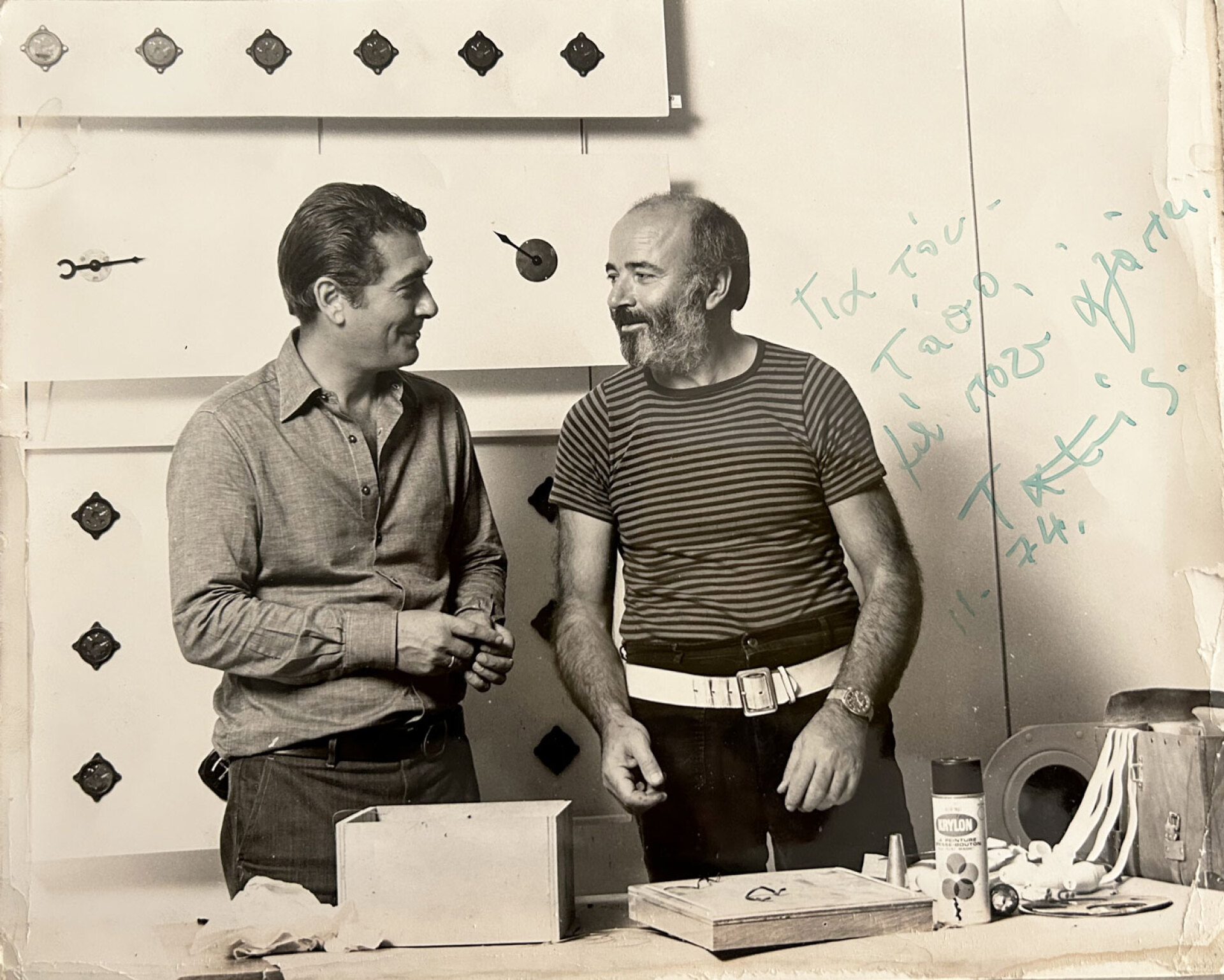 O Takis με τον Τάσο Ζουμπουλάκη