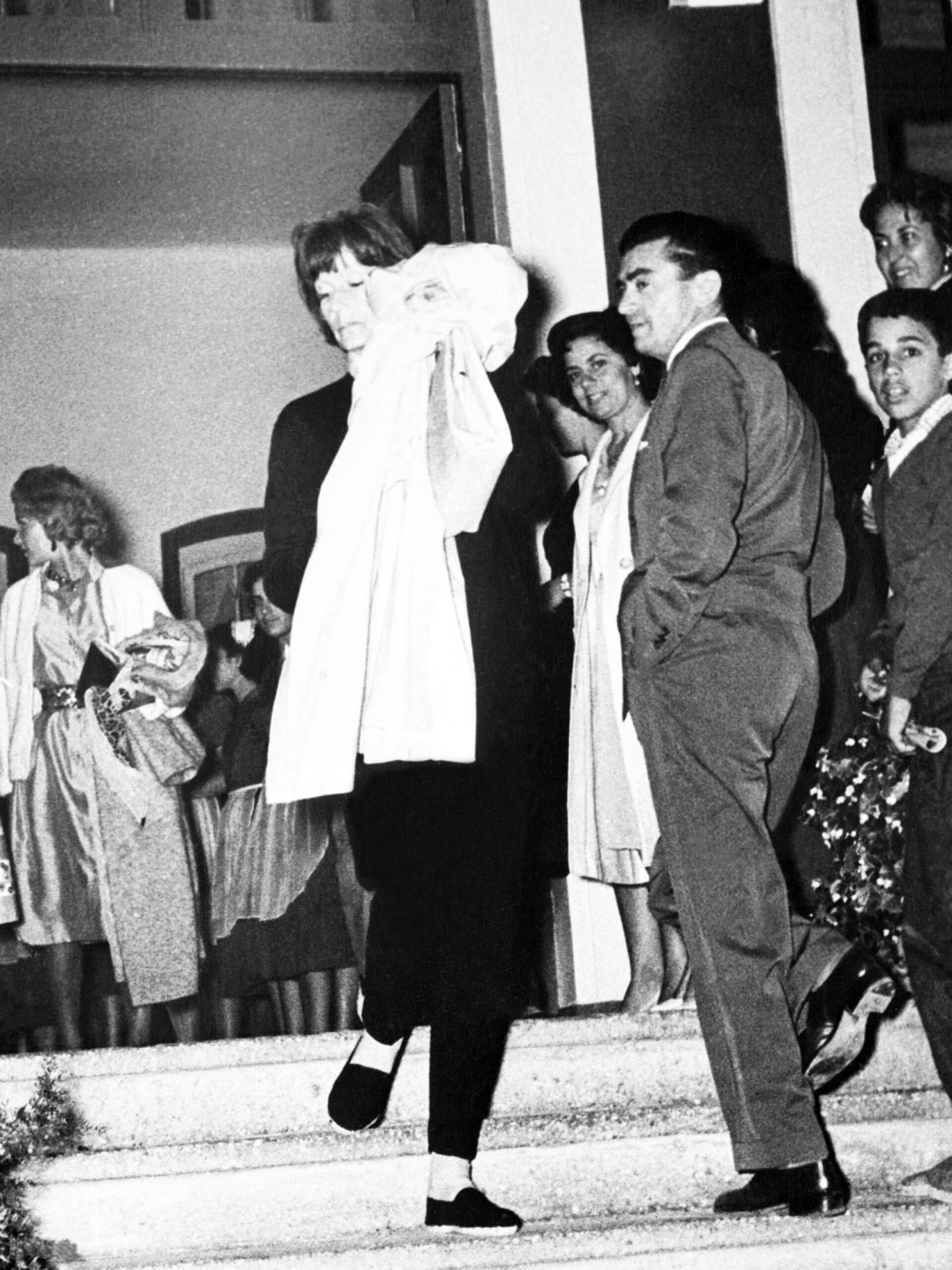 Η Γκρέτα Γκάρμπο στη λουτρόπολη της Αιδηψού το 1962