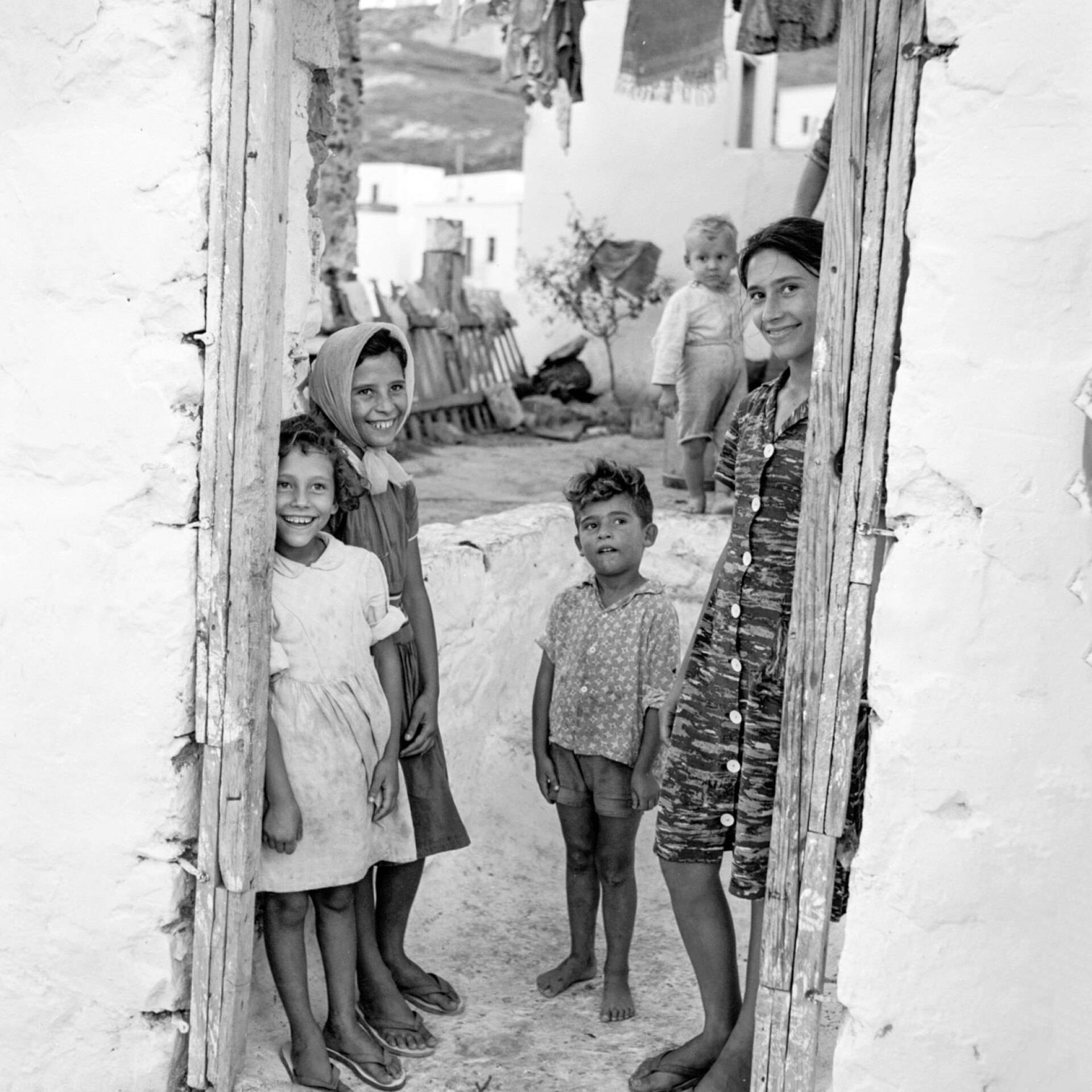 Οικογένεια στην Αστυπάλαια, αρχές δεκαετίας 1960