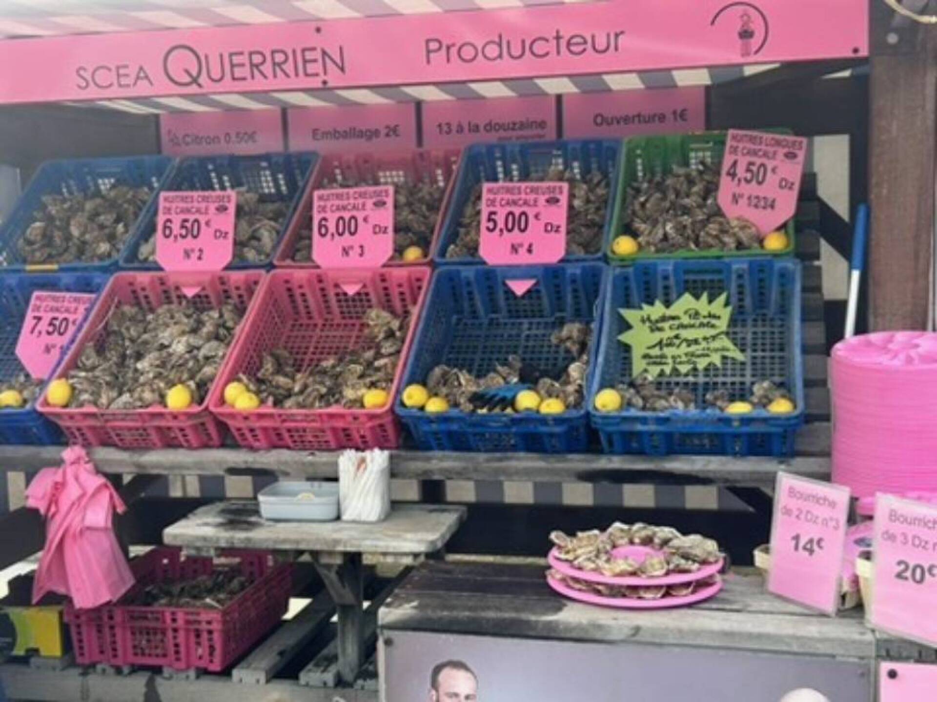 Η αγορά των στρειδιών στην Κανκάλ