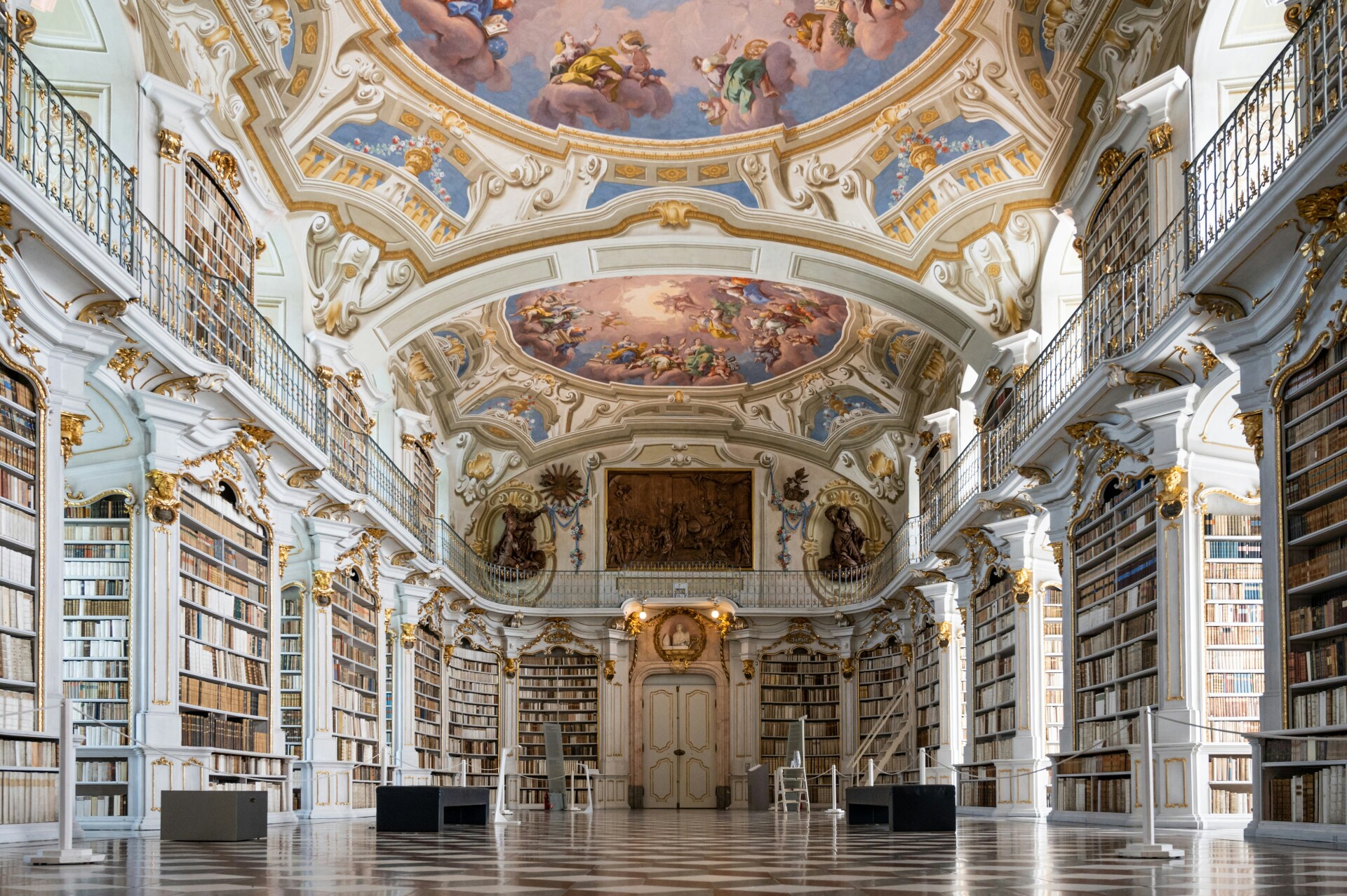 The monastery library of Admont Abbey