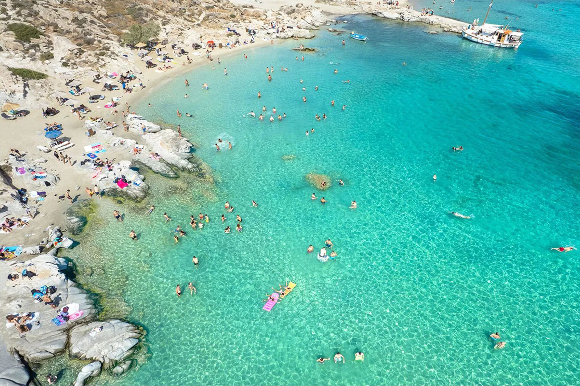 Πάρος, Κολυμπήθρες