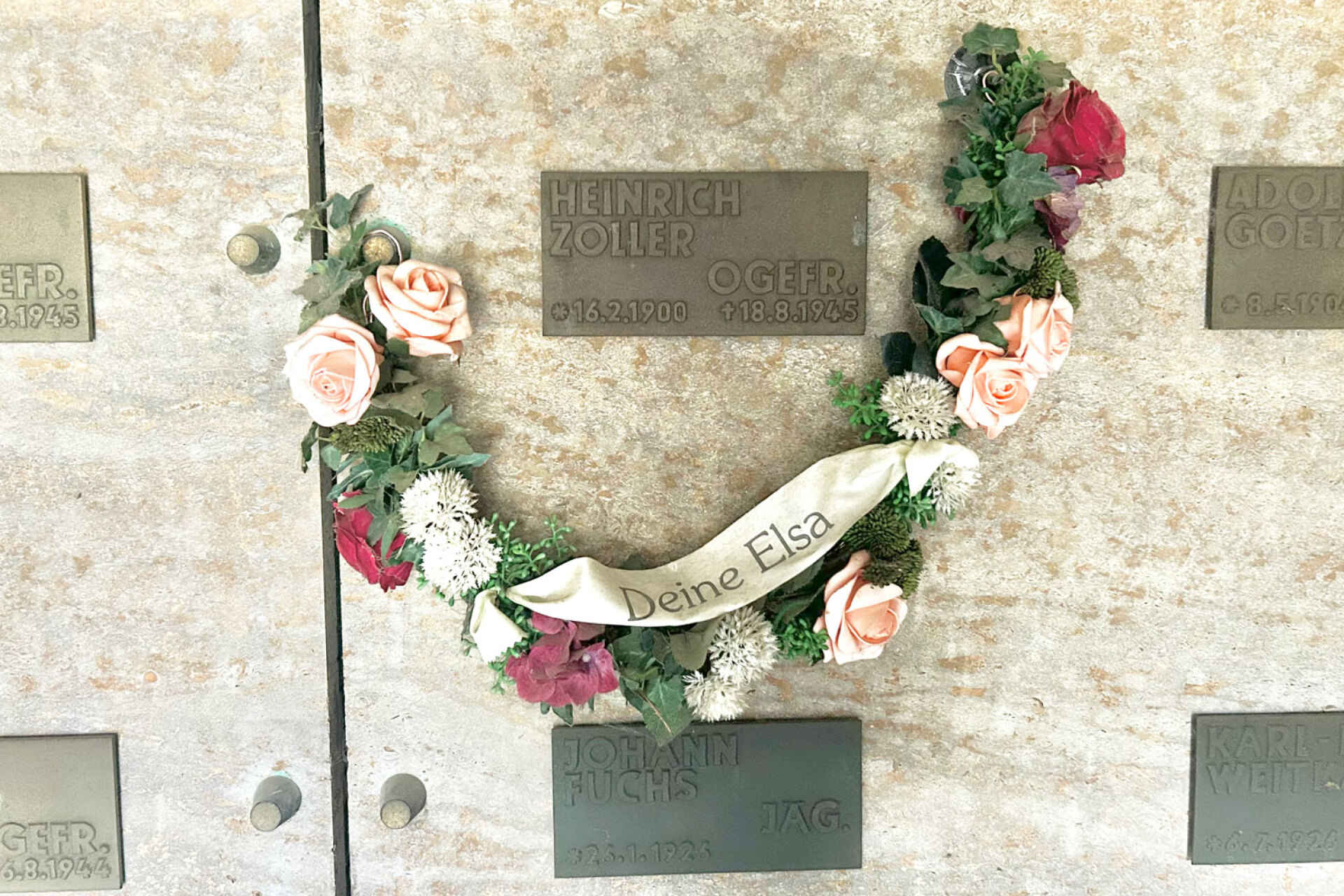 Το Μαυσωλείο των Γερμανών Πεσόντων. Επώνυμοι και Άγνωστοι Στρατιώτες: «Η Έλσα σου»