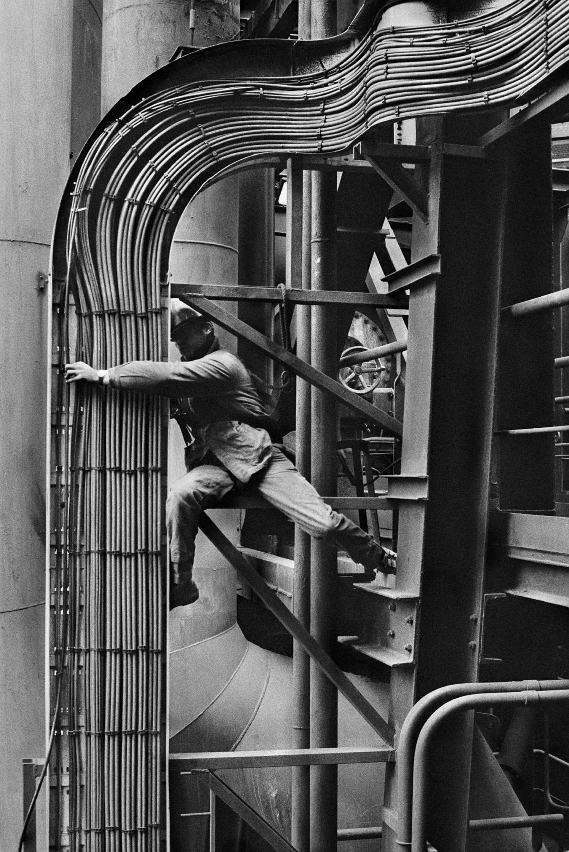 Χαλυβουργός εργάτης, Δουνκέρκη, Γαλλία, 1987