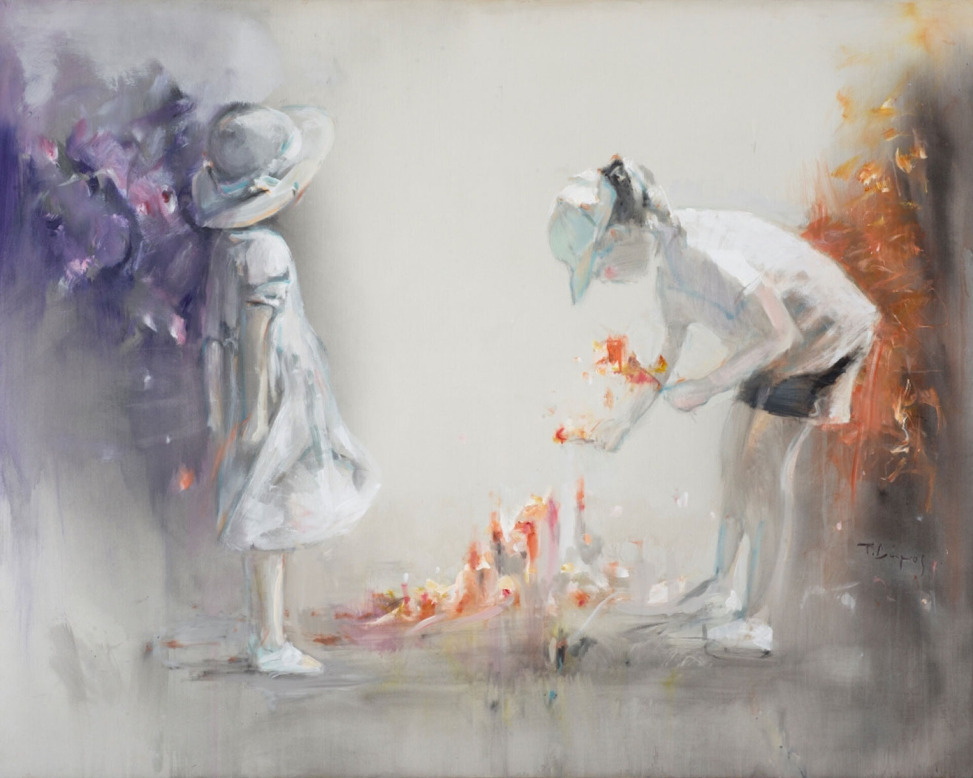 Ελπίδα, 2016 | Ακρυλικό σε καμβά, 110*150 cm | Συλλογή Ιδρύματος Β & Ε Γουλανδρή