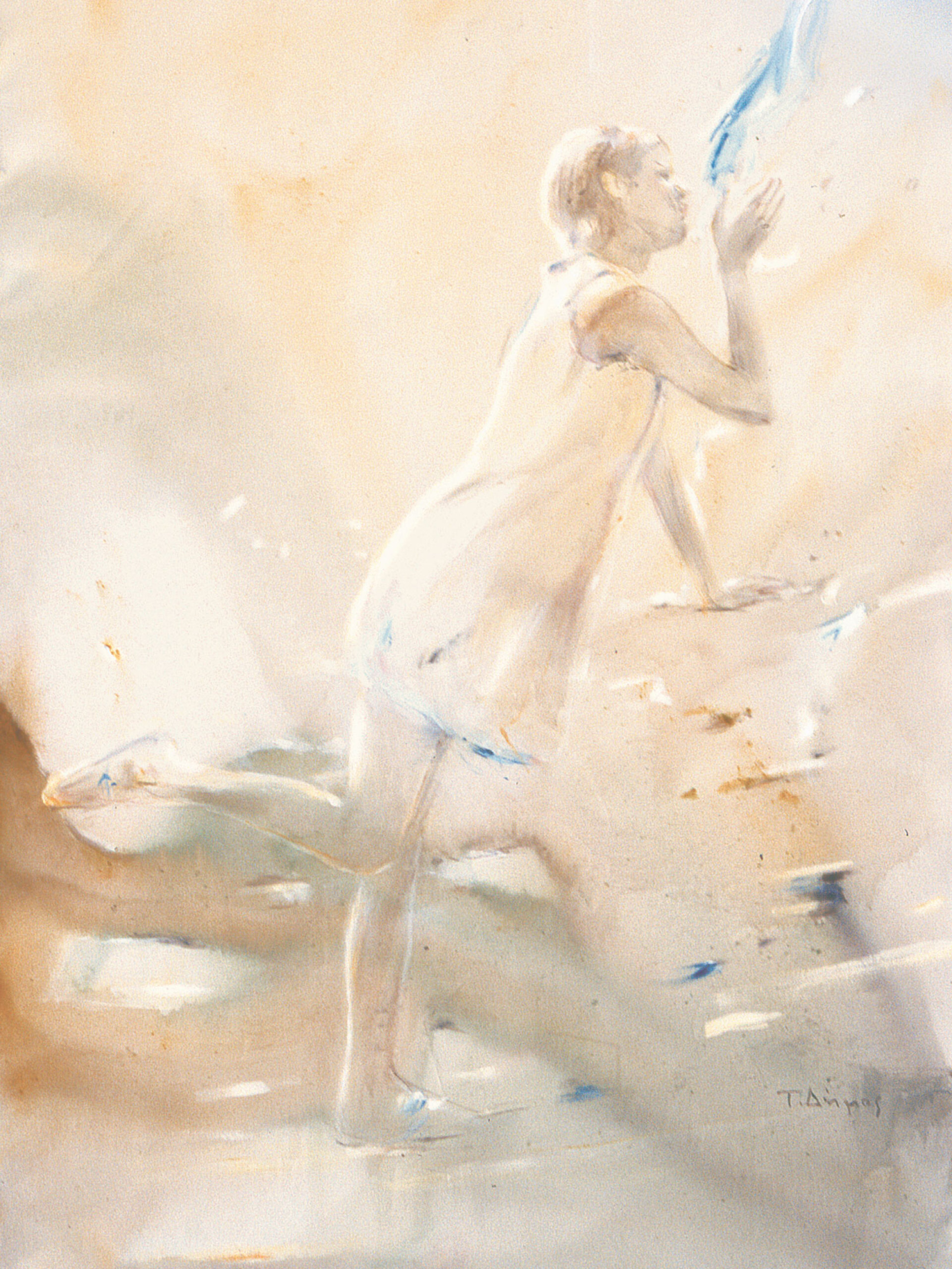 Spring Water, 2003 | Ακρυλικά σε καμβά, 150*100cm | Communicative Art - Hotellerie du Chateau de Coudree, Γενεύη, Ελβετία