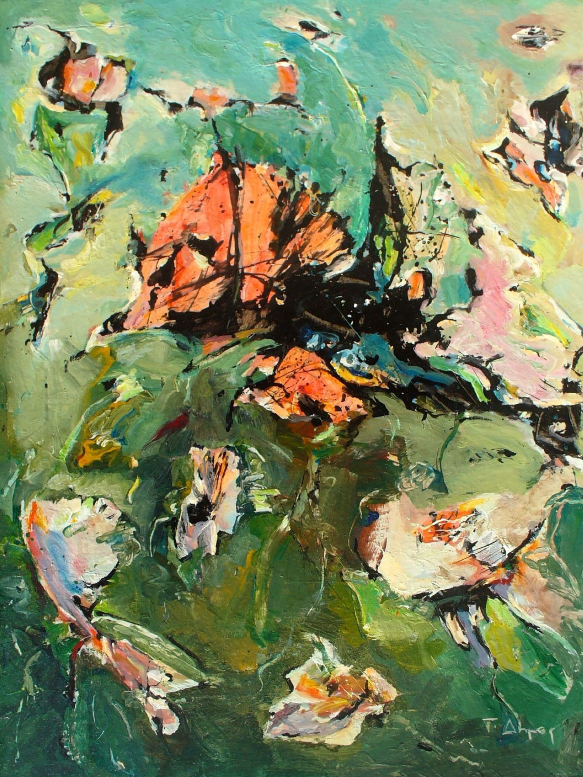 Μεταμόρφωση, 2011 | Ακρυλικά σε καμβά, 100x80cm | Natura 2011, Ίδρυμα Ευγενίδου, Αθήνα